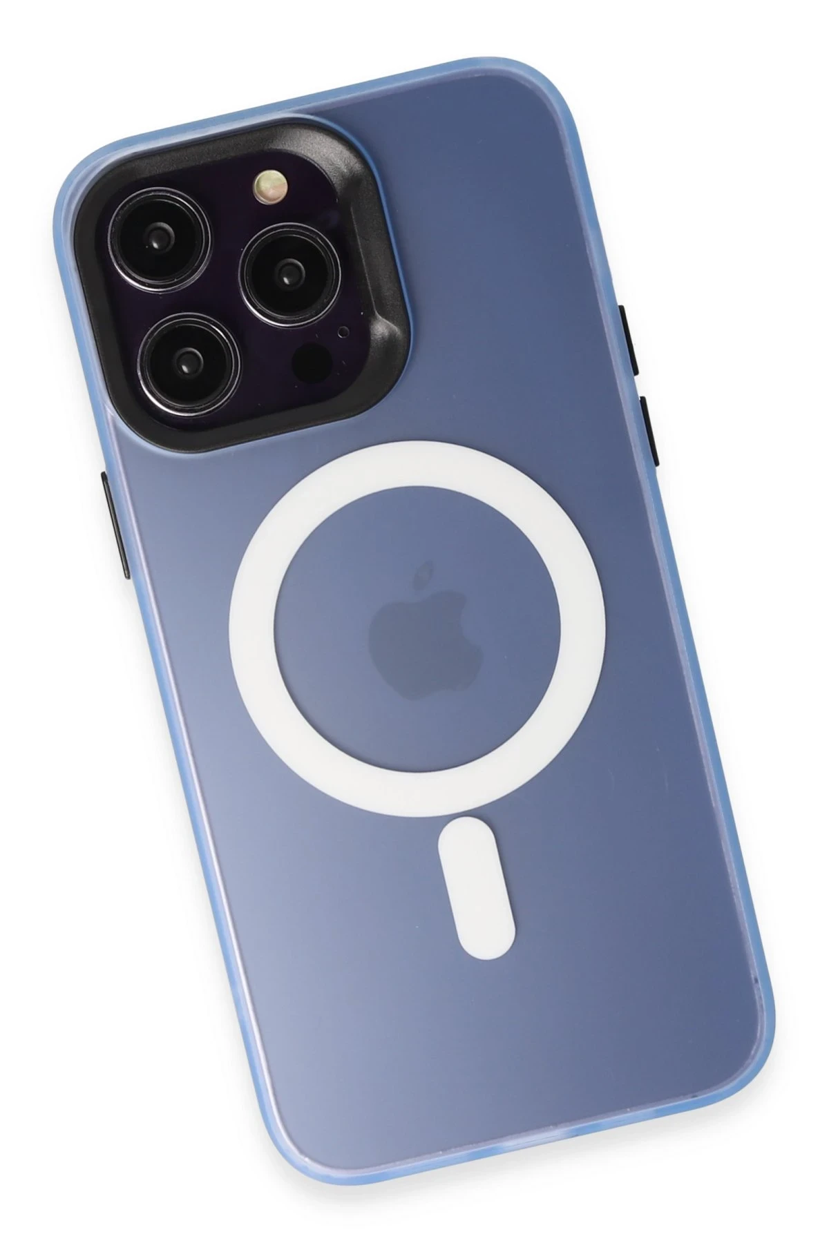 Joko iPhone 15 Pro Kılıf Mateks Magsafe Kapak - Sierra Blue - Görsel 4