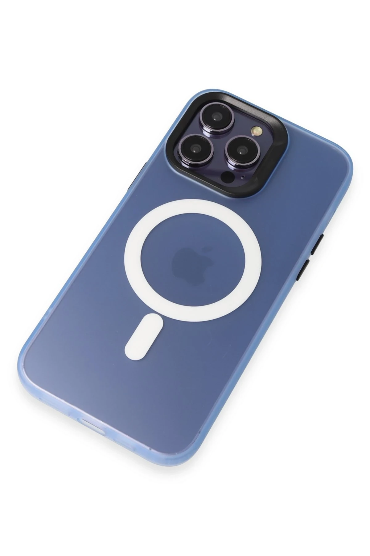 Joko iPhone 15 Pro Kılıf Mateks Magsafe Kapak - Sierra Blue - Görsel 6