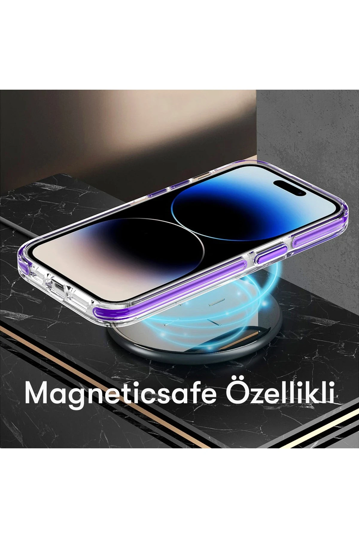 Joko iPhone 15 Pro Max Bella Magsafe Kapak - Turuncu - Görsel 4