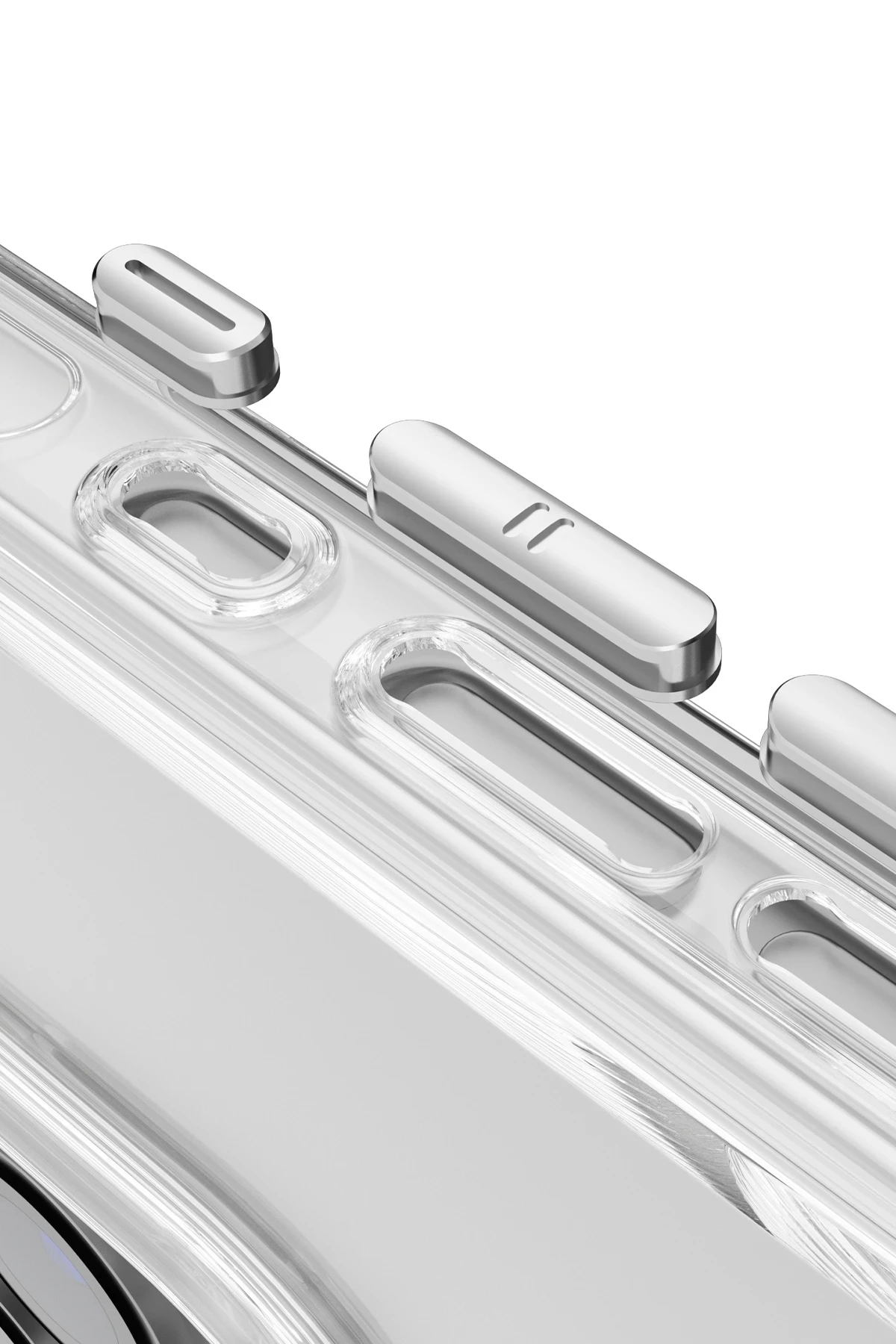 Joko iPhone 15 Pro Max Gleam PC Sert Magsafe Kılıf - Şeffaf - Görsel 3