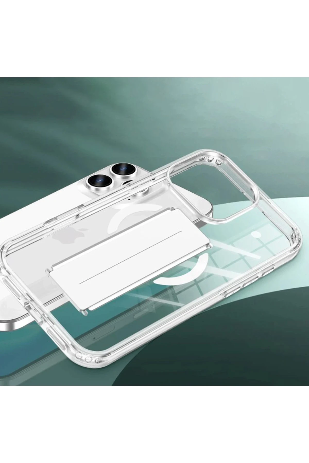 Joko iPhone 16 Pro Max Kılıf Alfa Magsafe Standlı Kapak - Siyah - Görsel 3