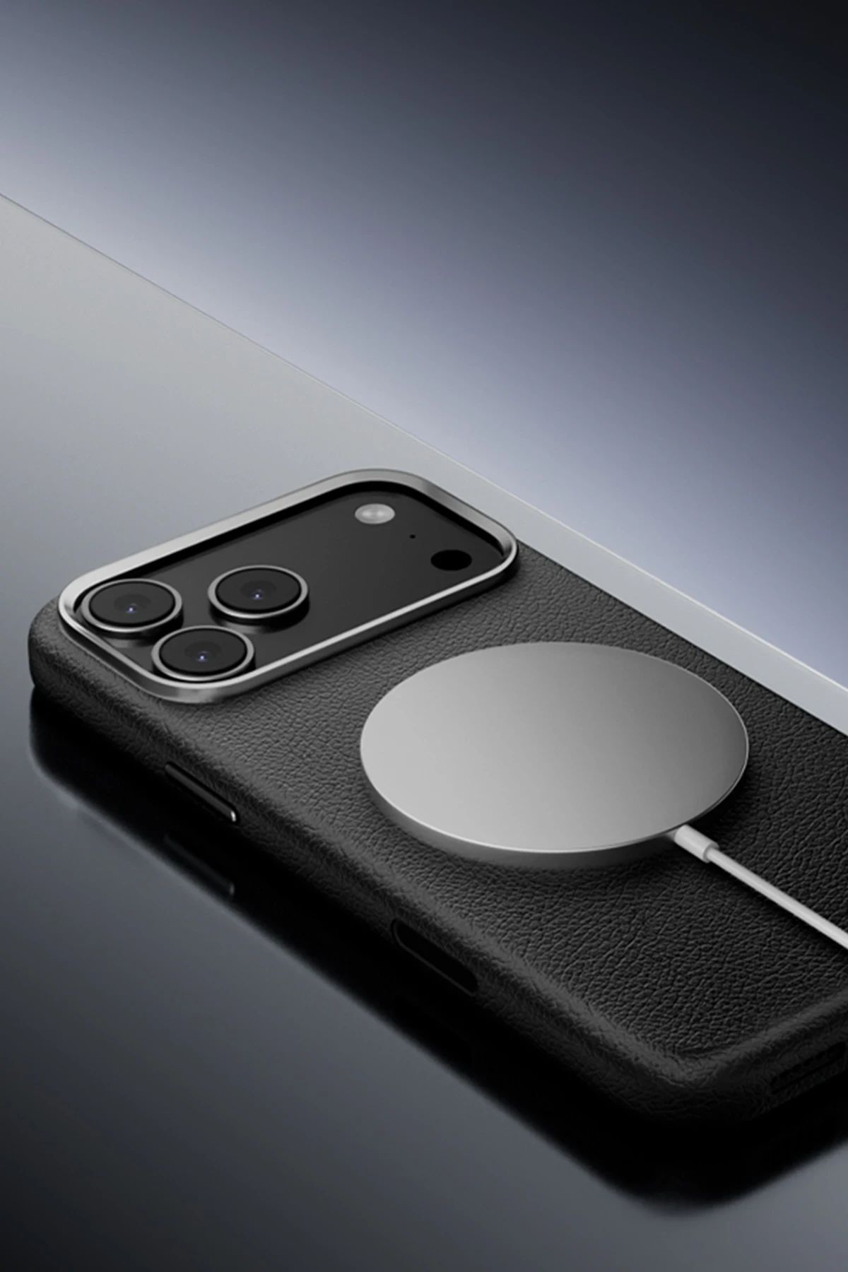 Joko iPhone 17 Pro Max Wonder Deri Magsafe Kapak - Lacivert - Görsel 7