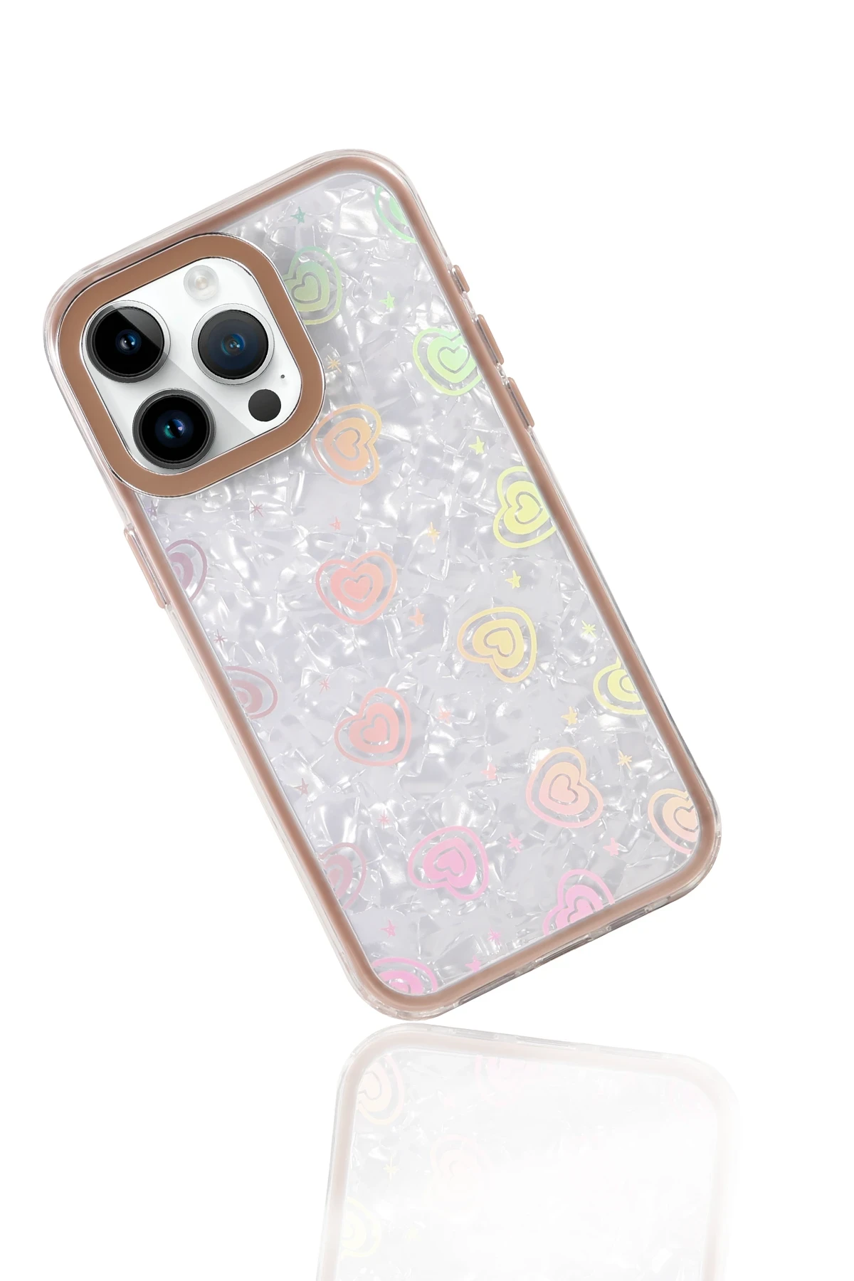 Newface Apple iPhone 11 Lumi Desenli Kapak - Çöl Titanyum - Görsel 4