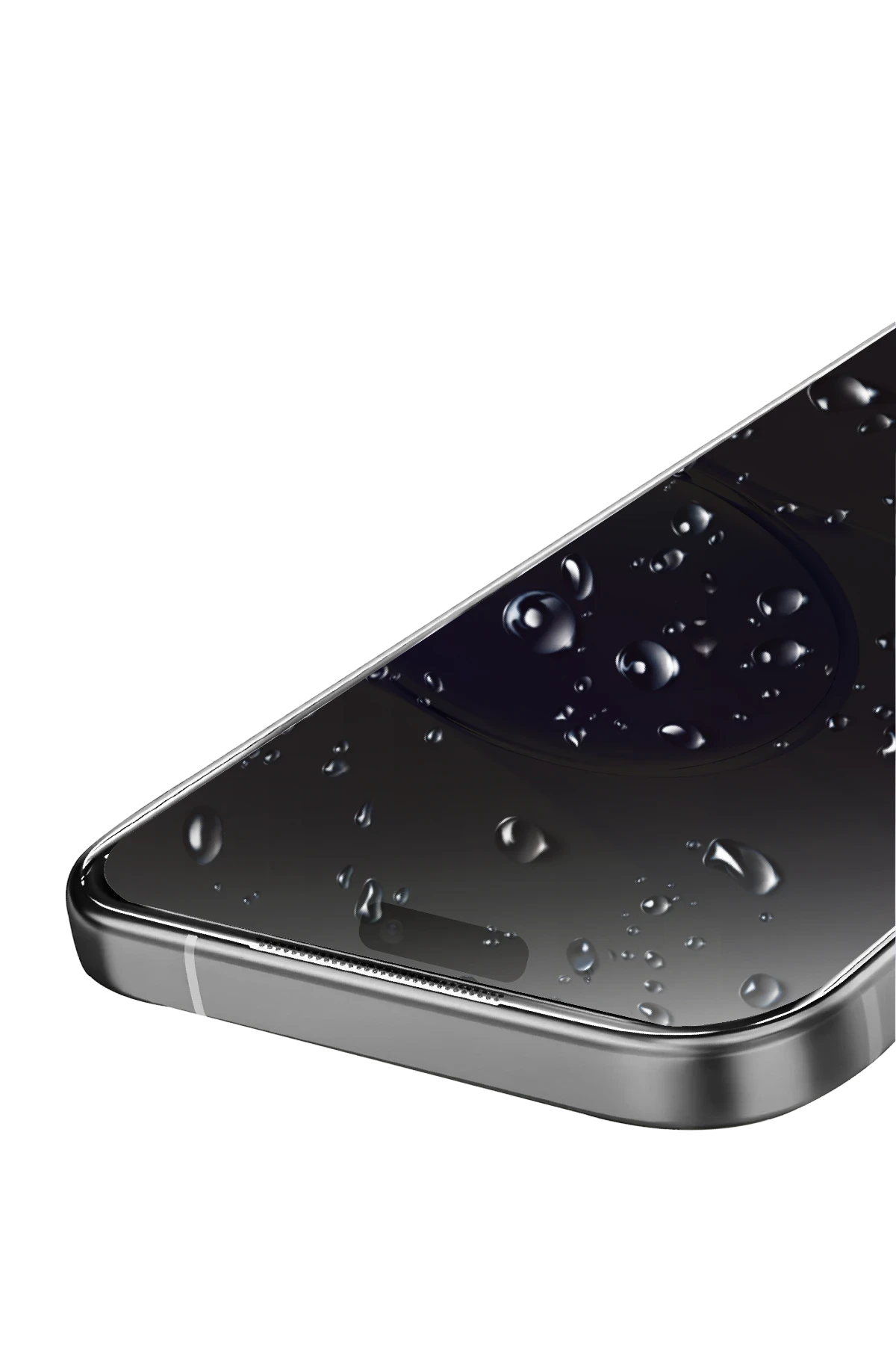 Newface Apple iPhone 13 Pro Max Bilvis 5in1 5D Magic Hayalet Cam Ekran Koruyucu - Siyah - Görsel 7