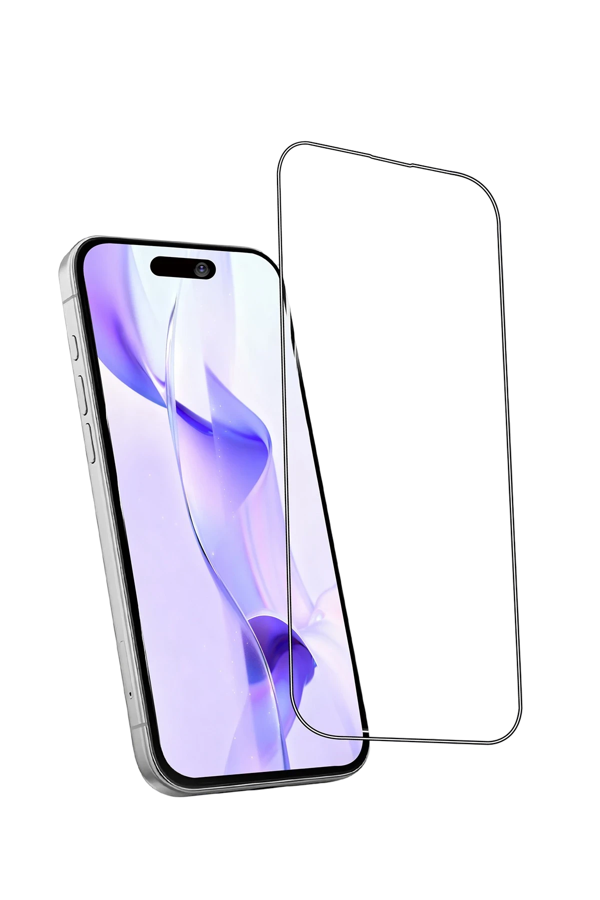 Newface Apple iPhone 16 Pro Bilvis 5in1 3D Magic Cam Ekran Koruyucu - Siyah - Görsel 3