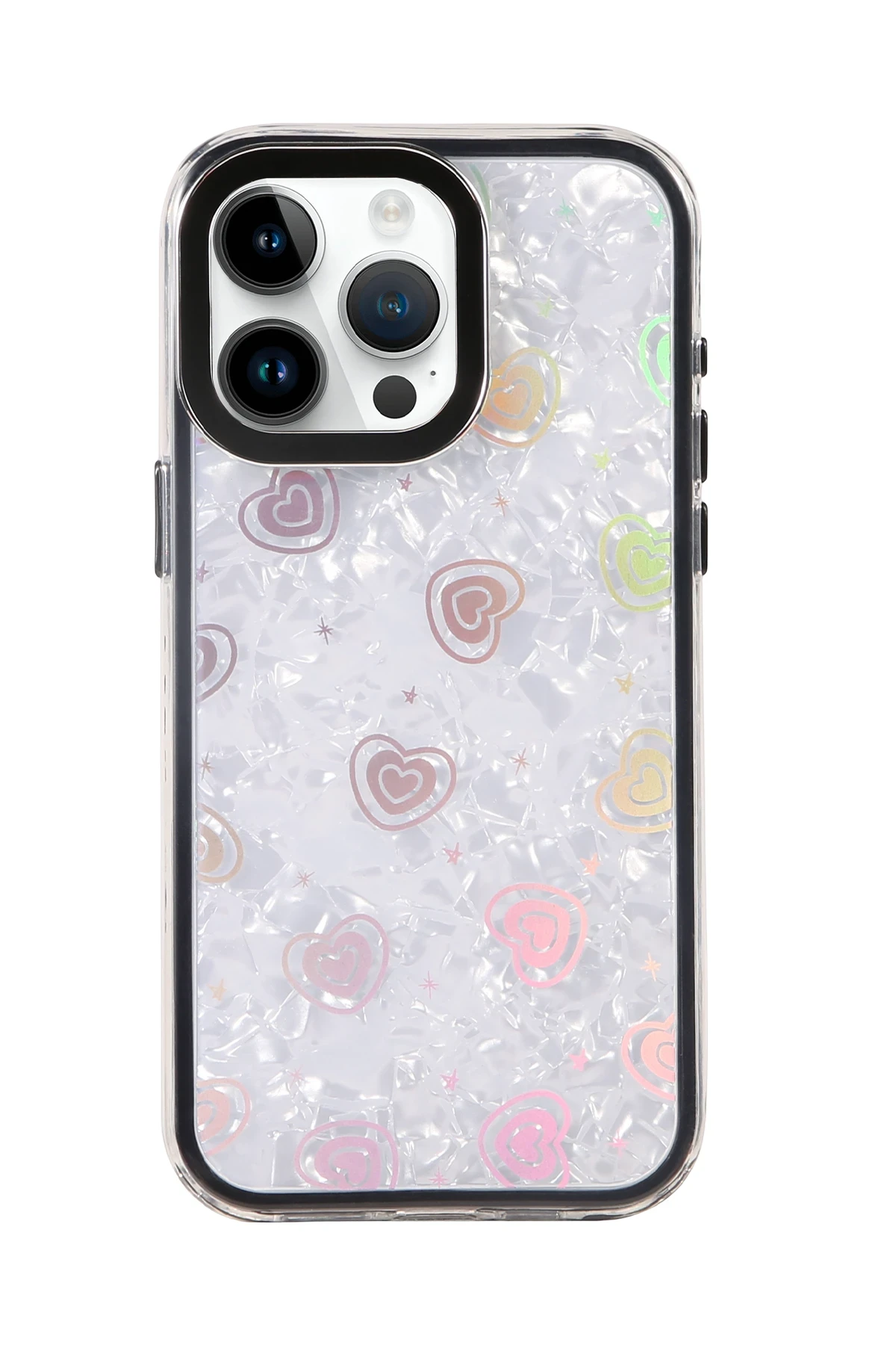 Newface Apple iPhone 16 Pro Max Lumi Desenli Kapak - Siyah - Görsel 3
