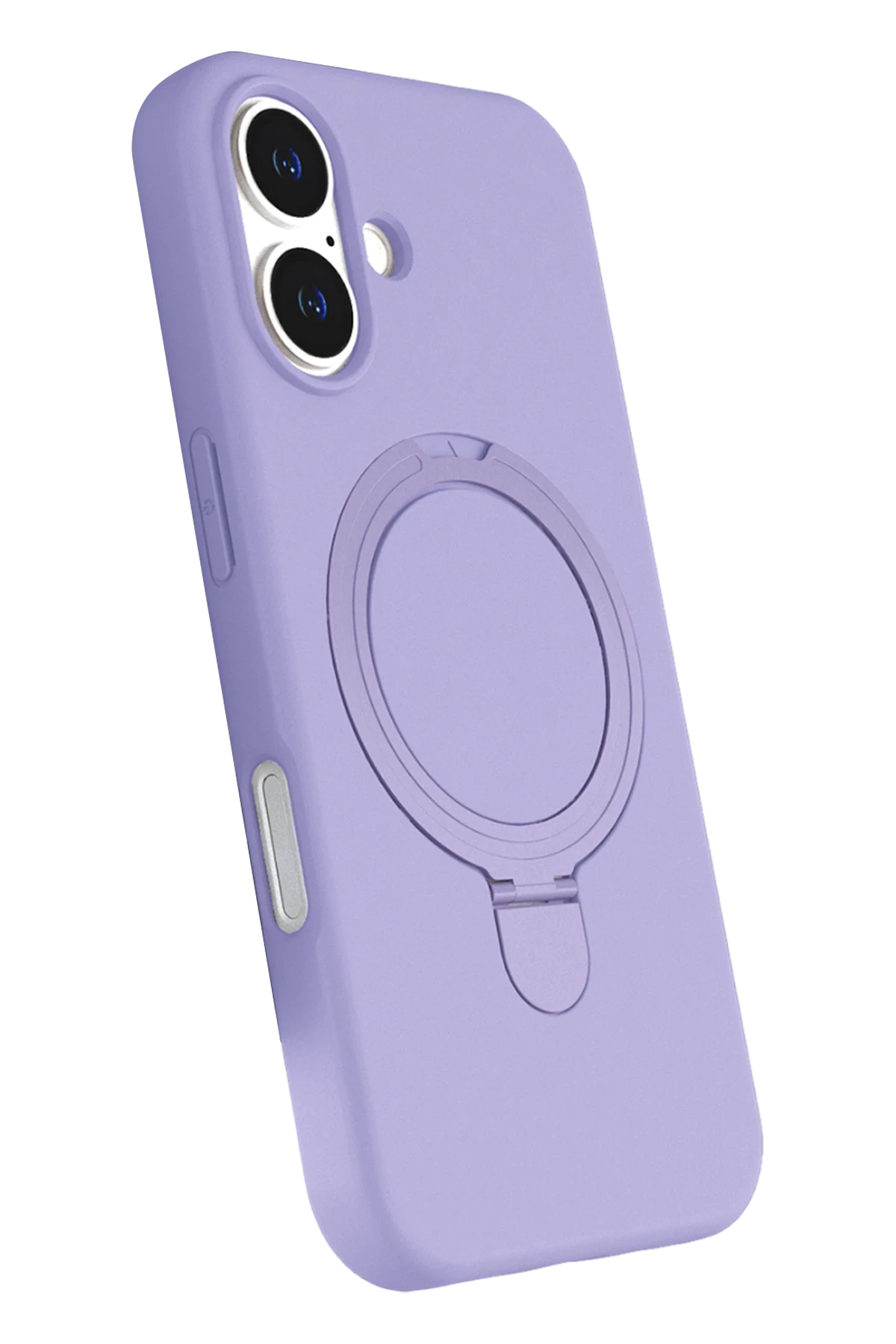 Newface Apple iPhone 16 Regal Magsafe Standlı Kapak - Lila - Görsel 3