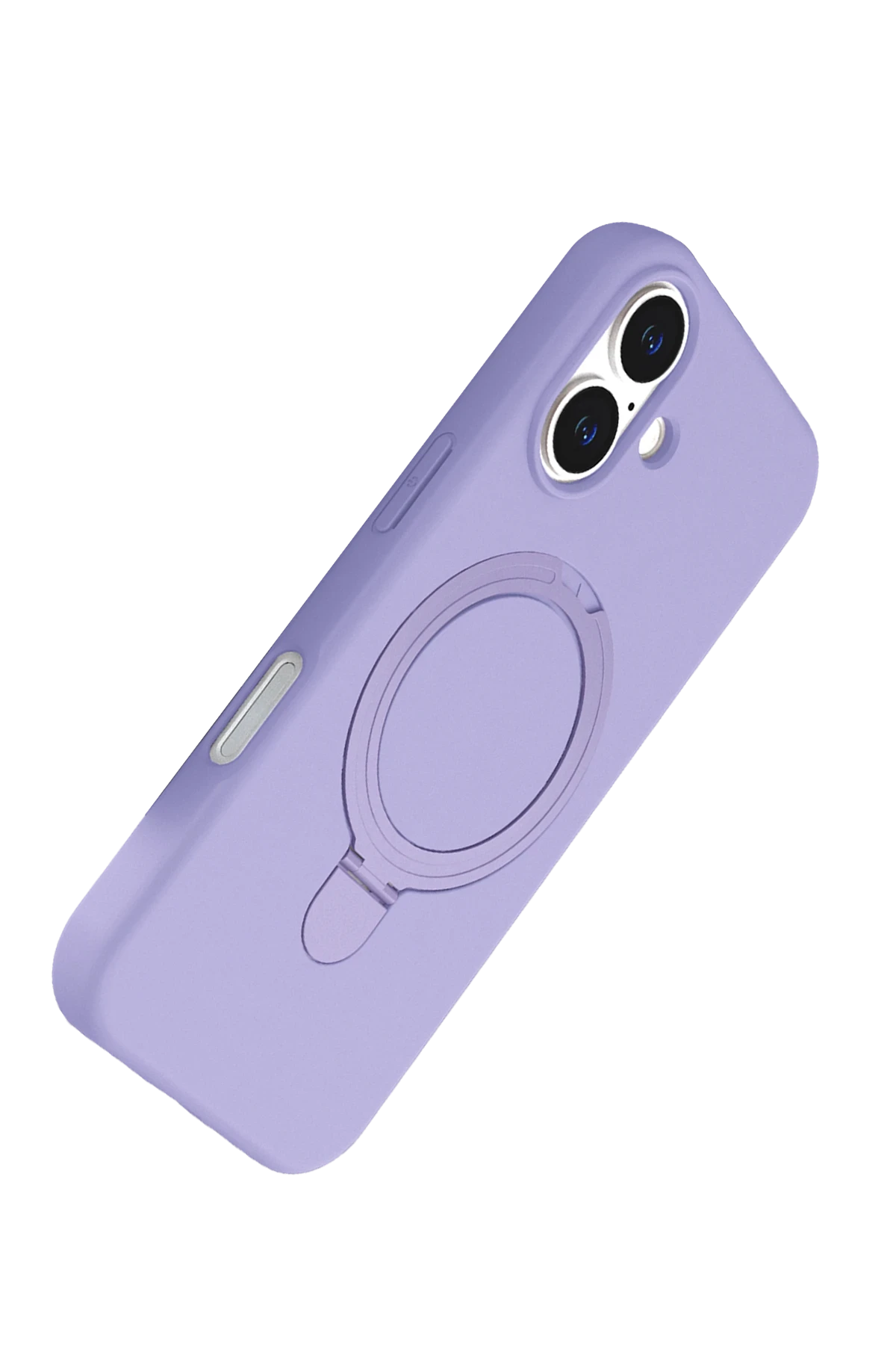 Newface Apple iPhone 16 Regal Magsafe Standlı Kapak - Lila - Görsel 4