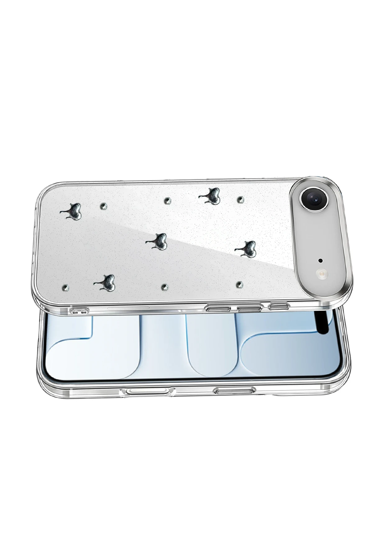 Newface Apple iPhone 17 Air Fiyonk Desenli Kapak - Desen 1 - Görsel 4