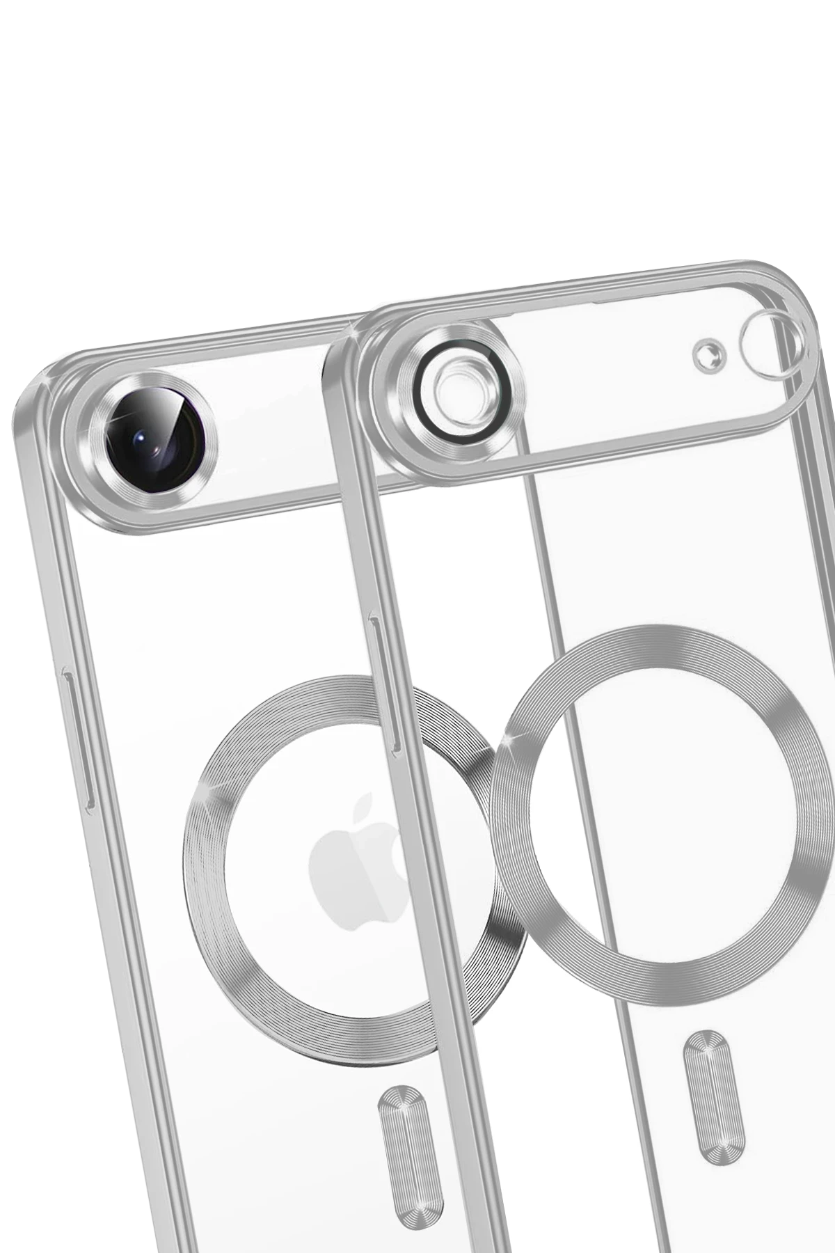 Newface Apple iPhone 17 Air Kross Magneticsafe Kapak - Gümüş - Görsel 3