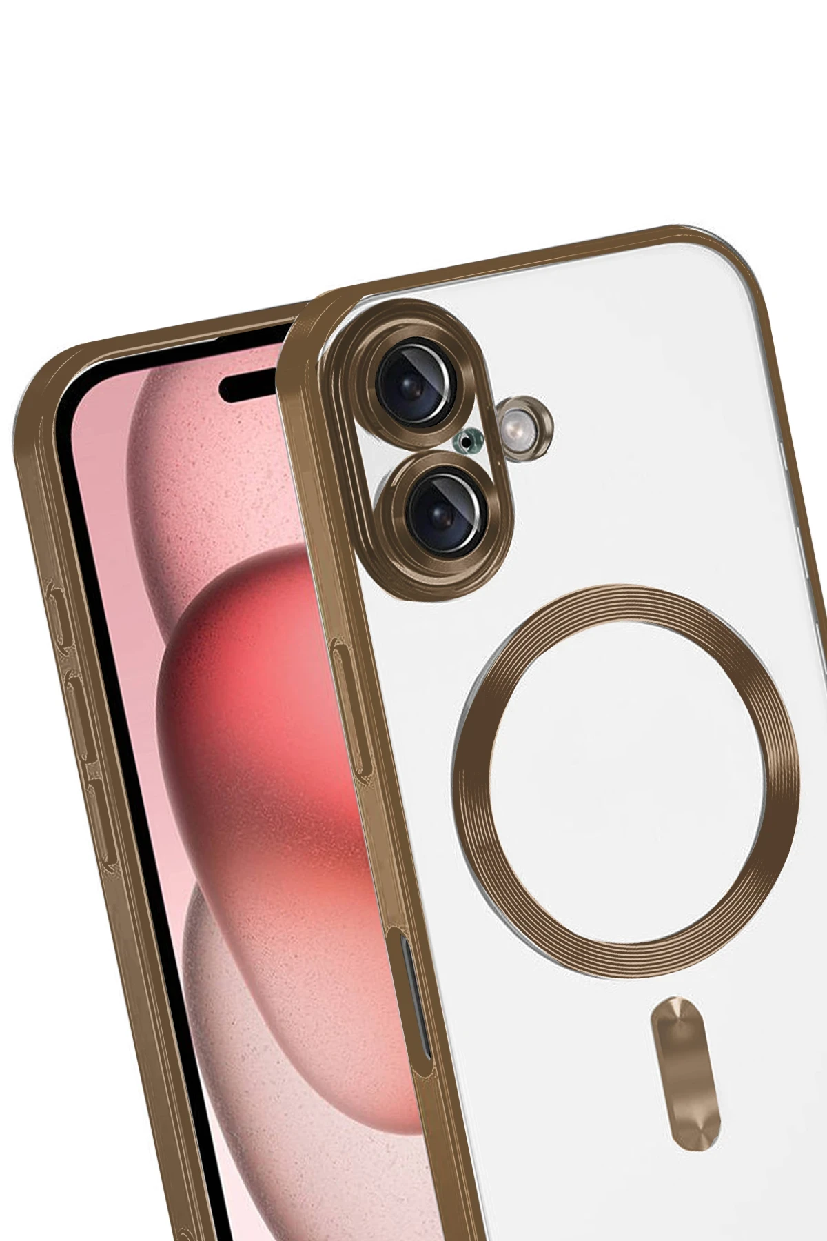 Newface Apple iPhone 17 Kross Magneticsafe Kapak - Çöl Titanyum - Görsel 3
