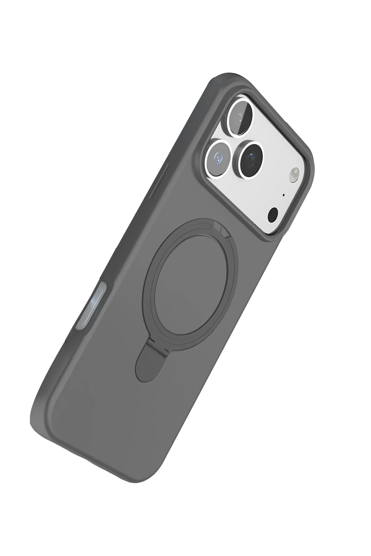 Newface Apple iPhone 17 Pro Max Regal Magsafe Standlı Kapak - Titan Gri - Görsel 3
