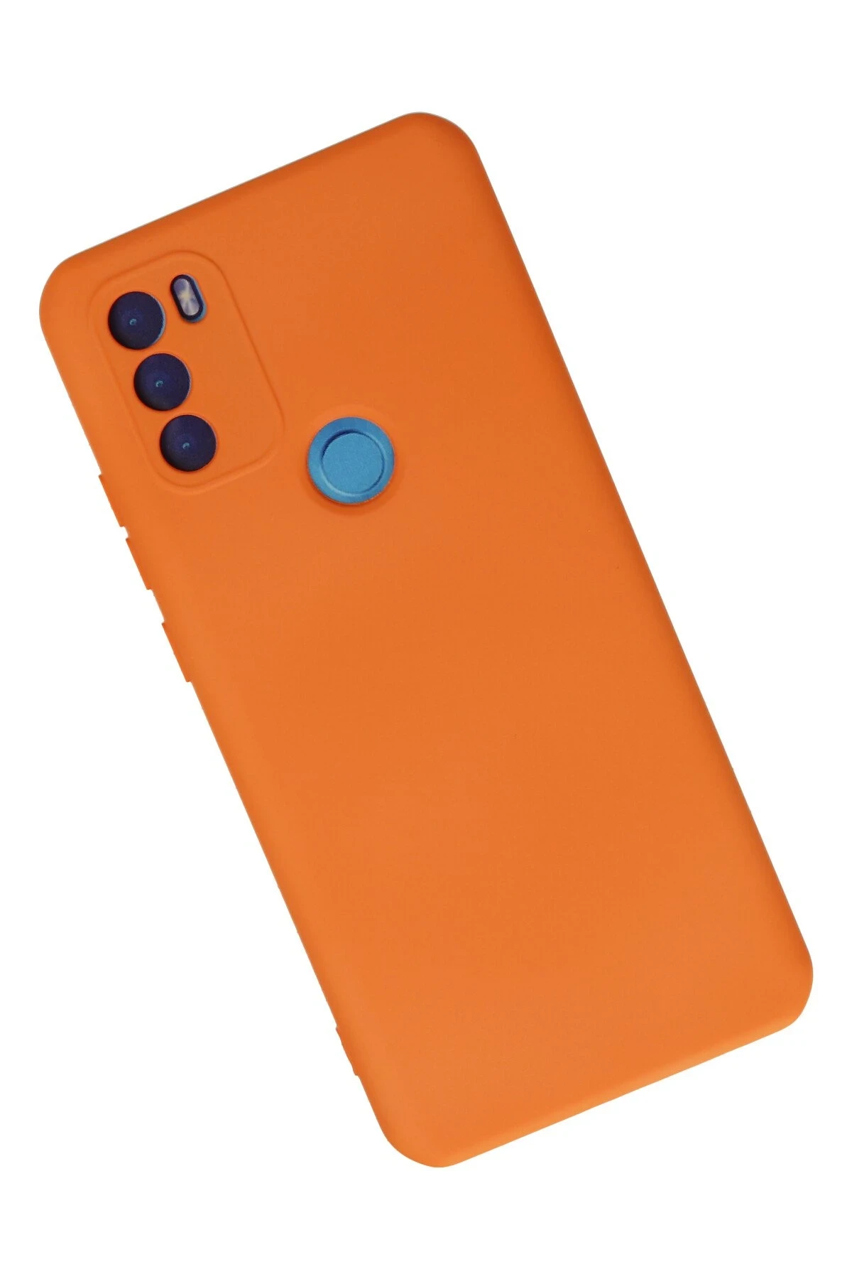 Newface General Mobile GM 21 Plus Kılıf Nano içi Kadife Silikon - Turuncu - Görsel 3