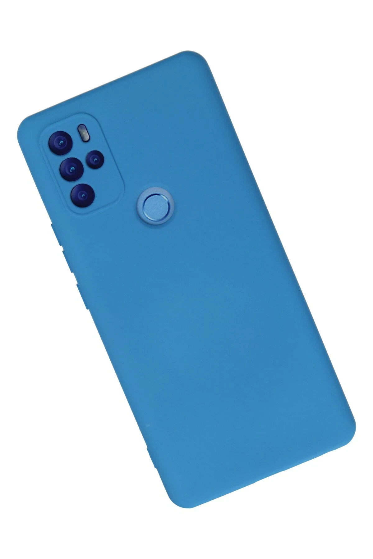 Newface General Mobile GM 21 Pro Kılıf Nano içi Kadife Silikon - Mavi - Görsel 3