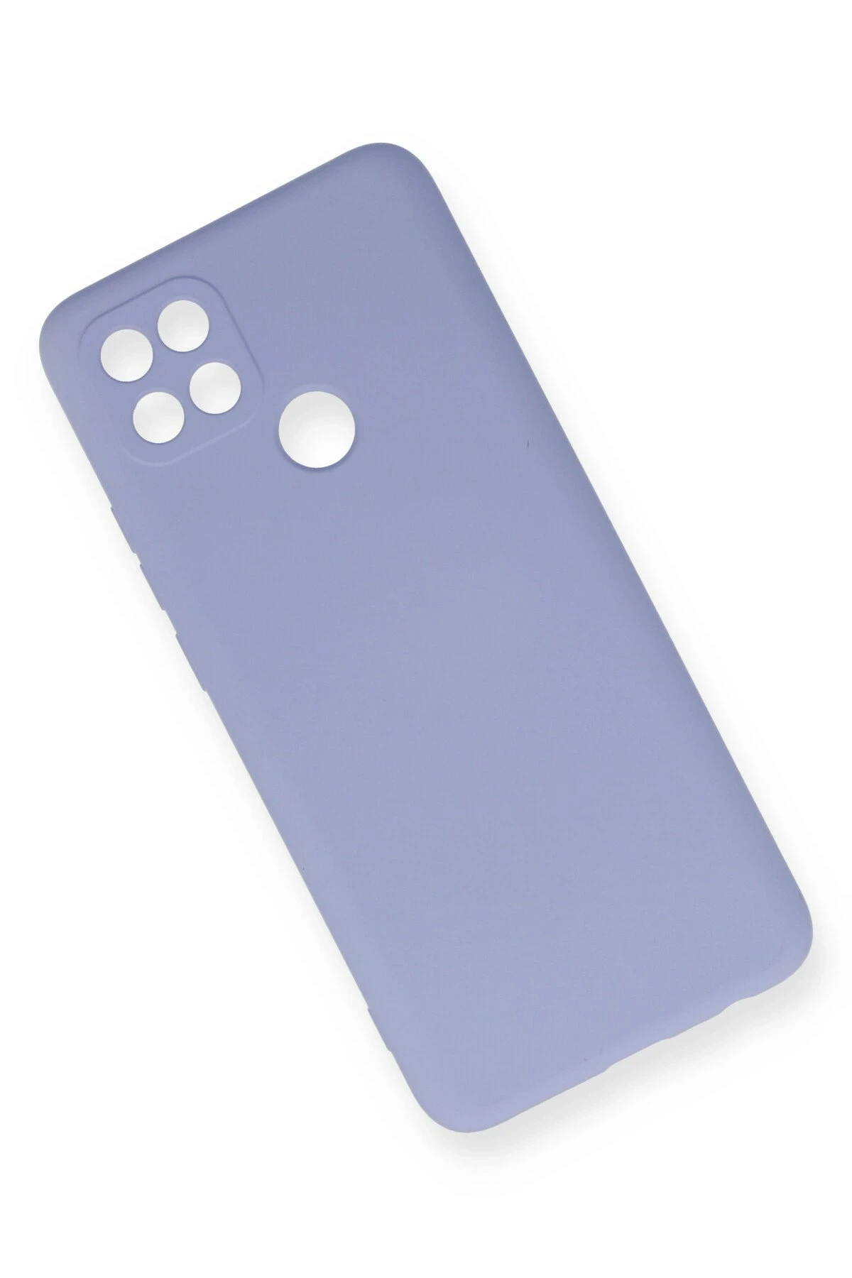 Newface Oppo A15 Kılıf Nano içi Kadife Silikon - Lila - Görsel 3
