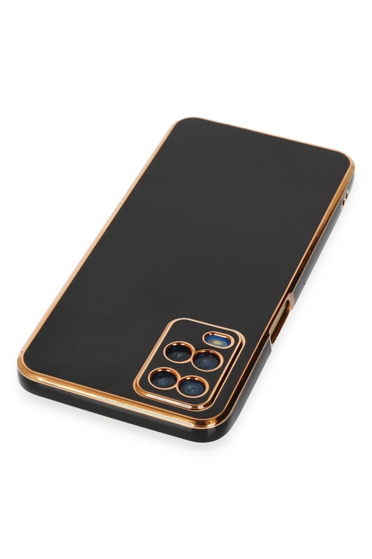 Newface Oppo A54 4G Kılıf Volet Silikon - Siyah - Görsel 4