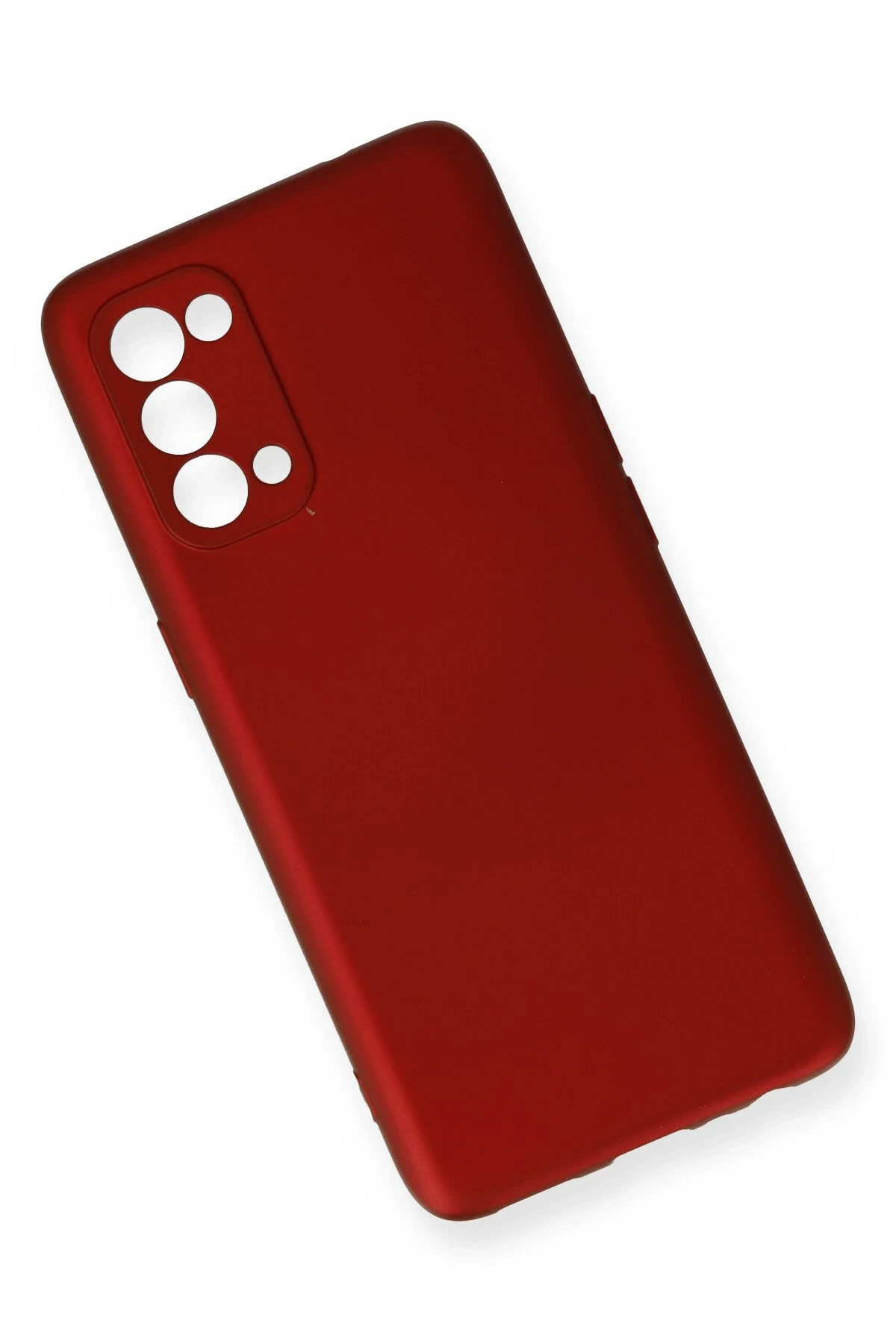 Newface Oppo Reno 5 Pro Kılıf First Silikon - Bordo - Görsel 3