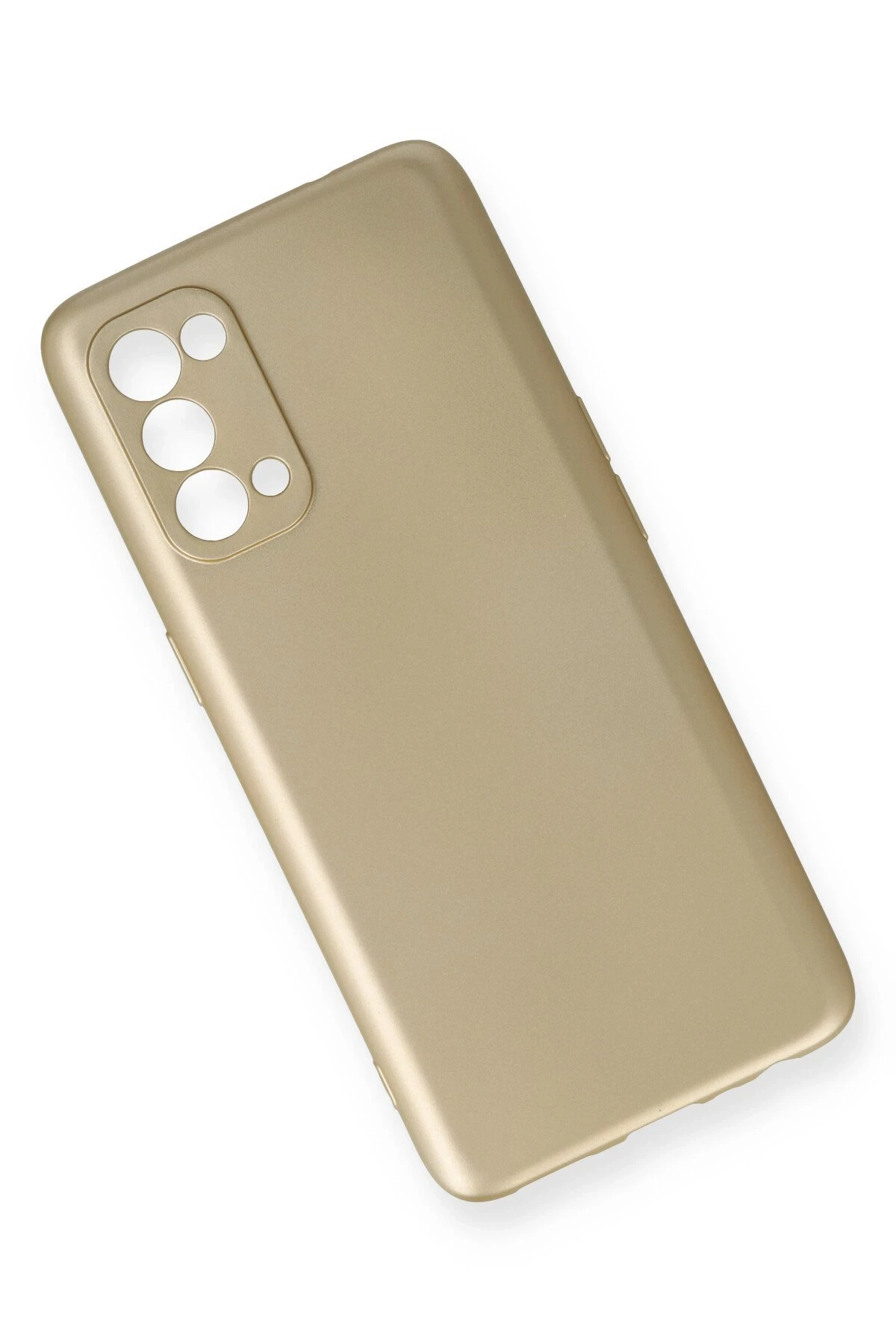 Newface Oppo Reno 5 Pro Kılıf First Silikon - Gold - Görsel 3