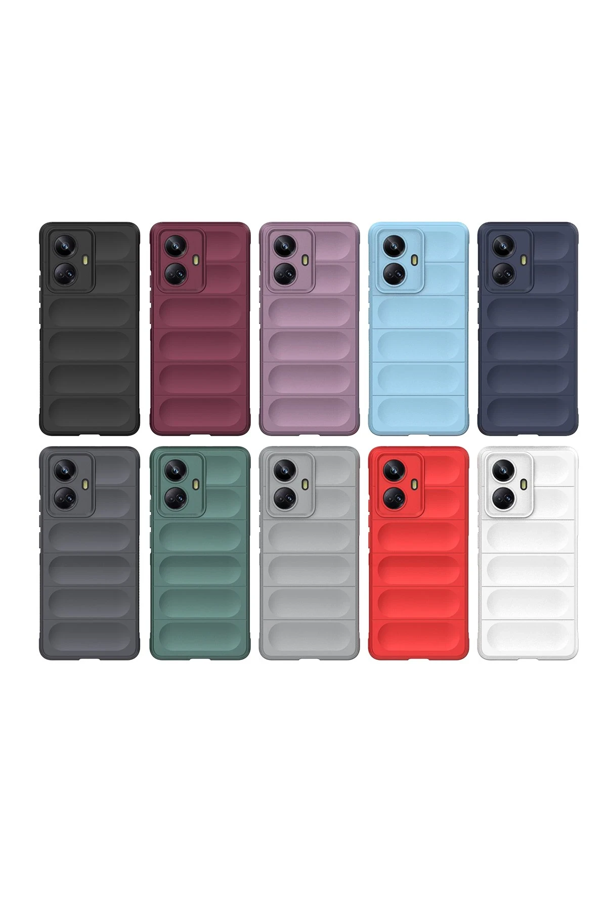 Newface Realme 10 Pro 5G Kılıf Optimum Silikon - Siyah - Görsel 4