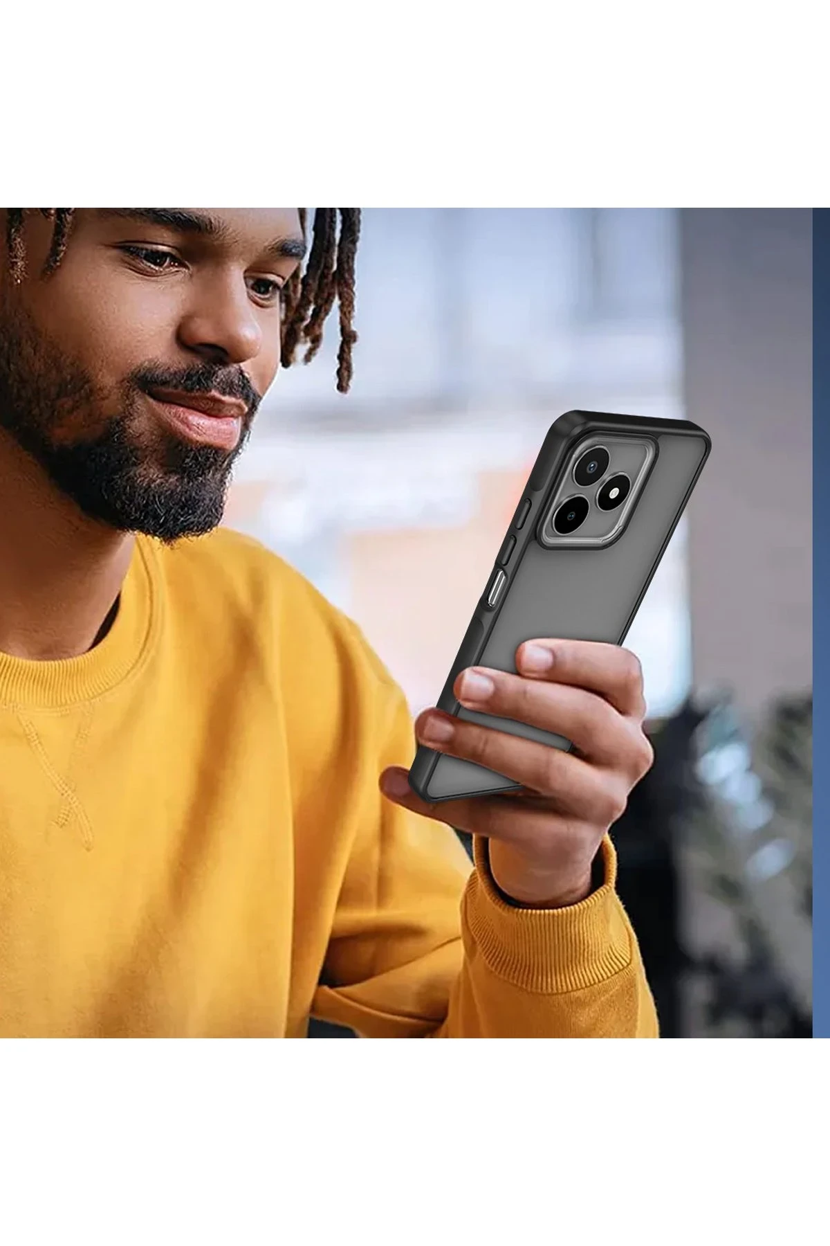 Newface Realme C53 Kılıf Elegant Kapak - Derin Mor - Görsel 3