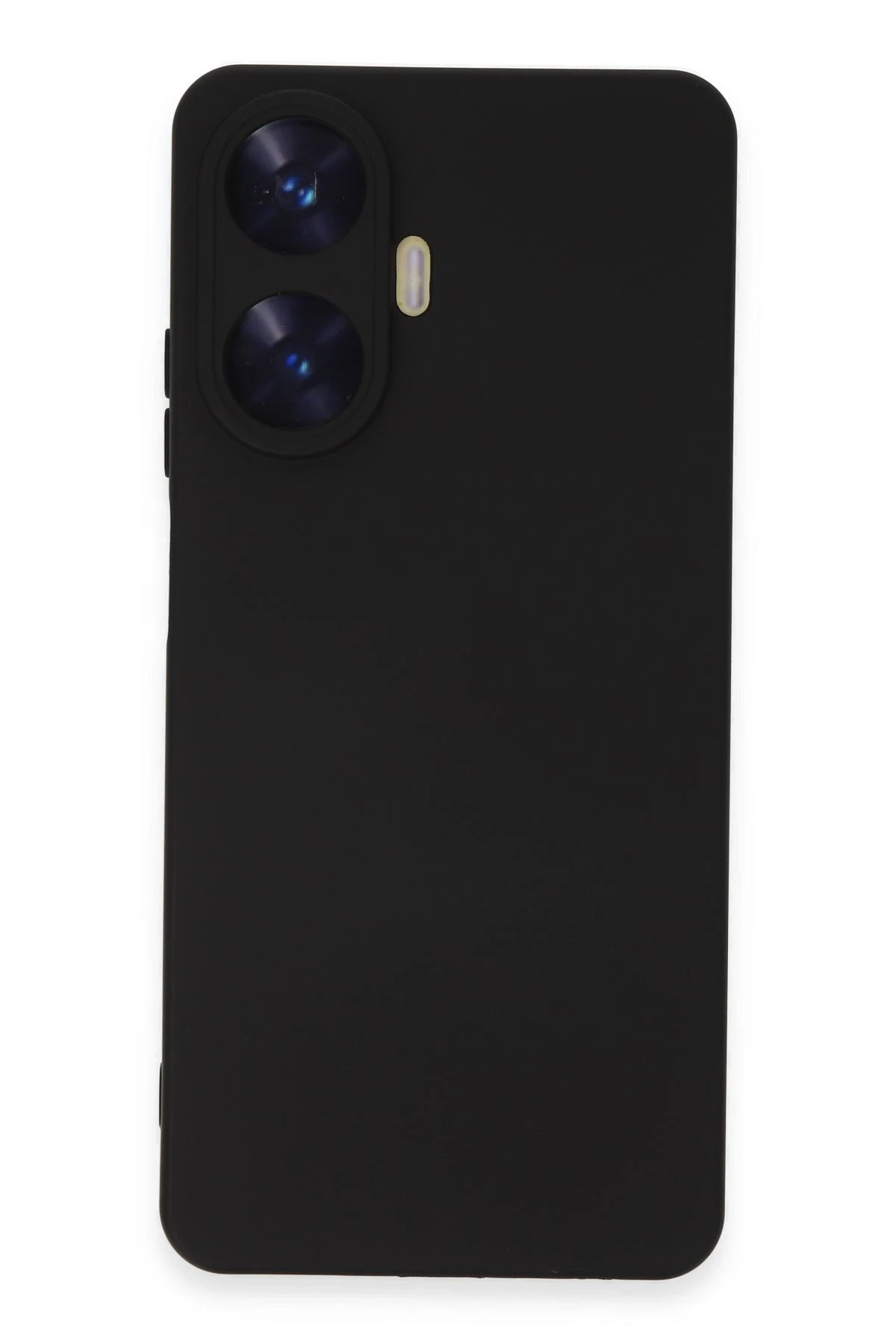 Newface Realme C55 Kılıf Nano içi Kadife Silikon - Siyah - Görsel 3