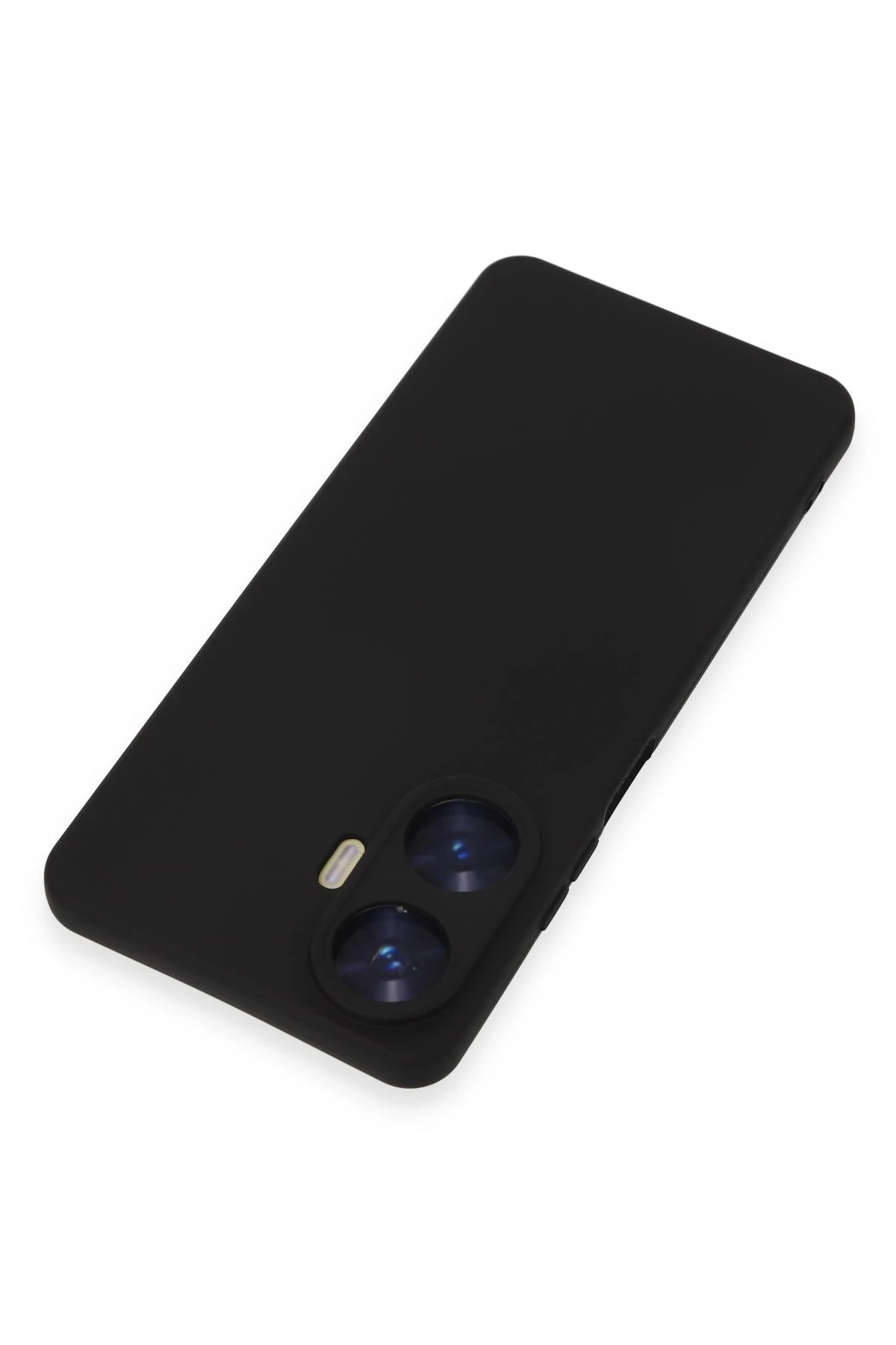 Newface Realme C55 Kılıf Nano içi Kadife Silikon - Siyah - Görsel 4