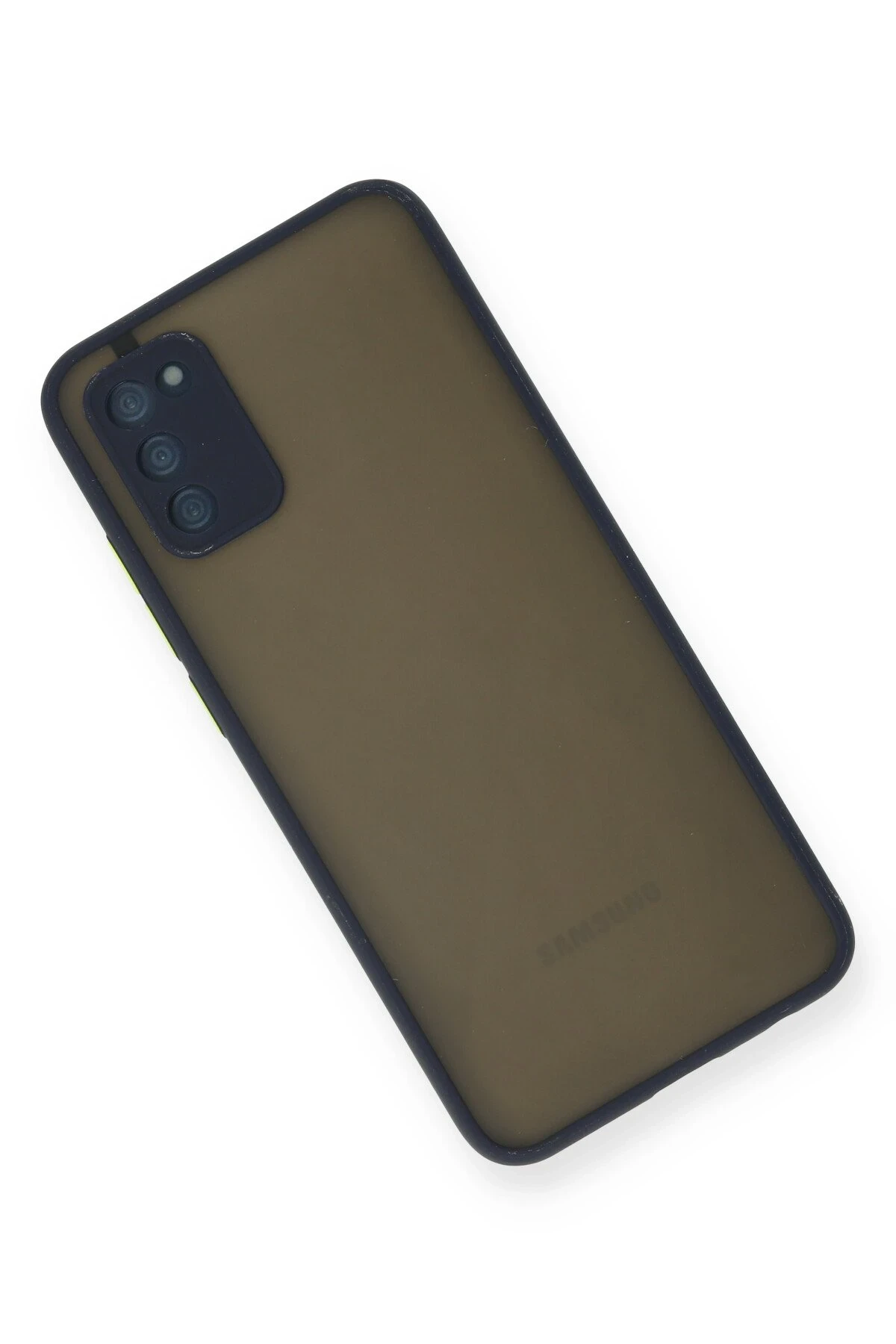 Newface Samsung Galaxy A02S Kılıf Montreal Silikon Kapak - Lacivert - Görsel 3