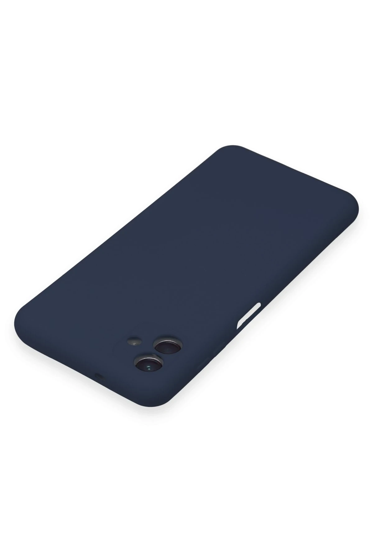 Newface Samsung Galaxy A04 Kılıf Nano içi Kadife Silikon - Lacivert - Görsel 4