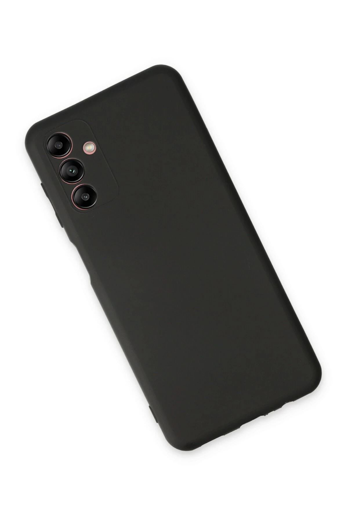 Newface Samsung Galaxy A04S Kılıf First Silikon - Siyah - Görsel 3