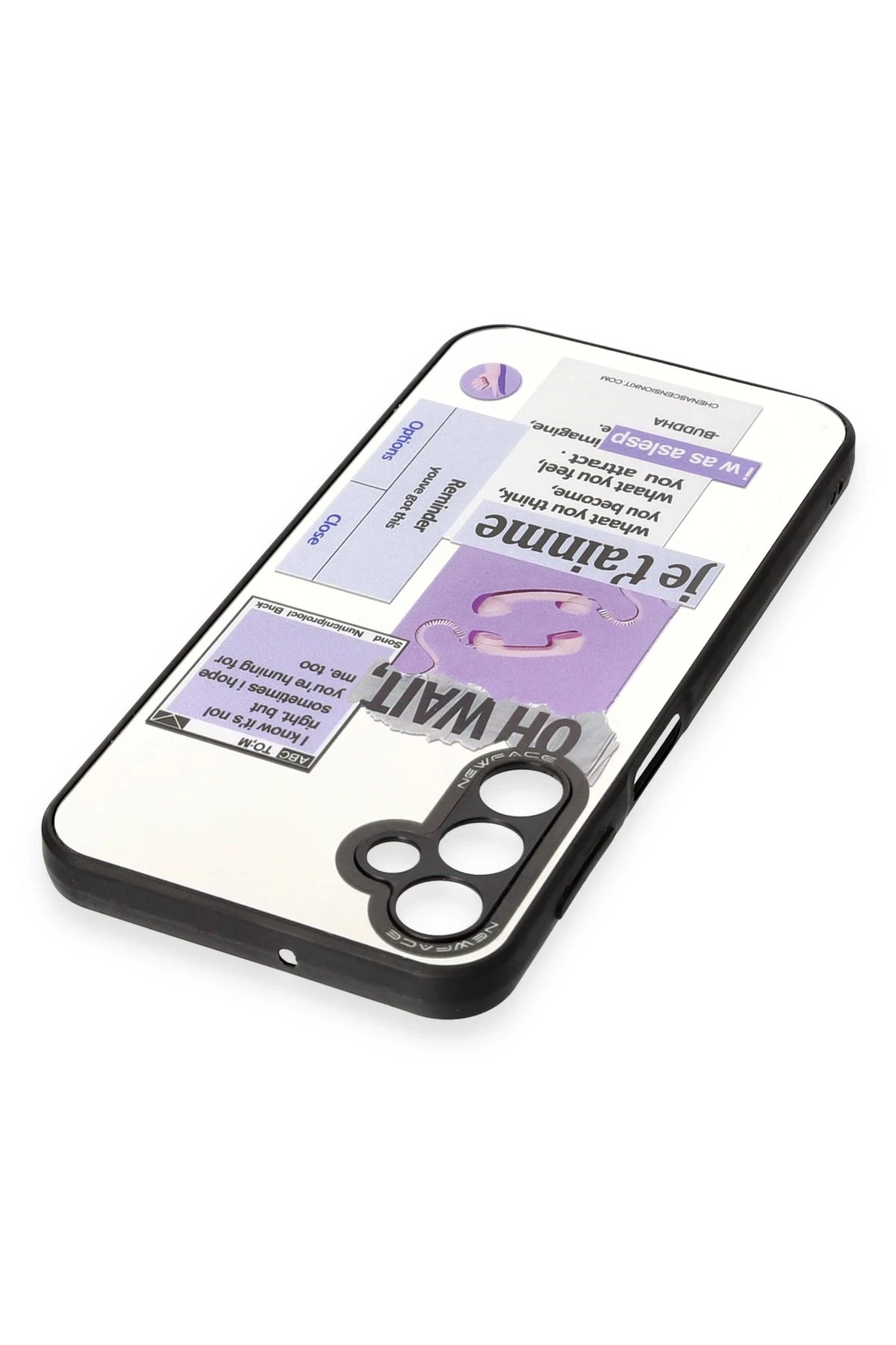 Newface Samsung Galaxy A04S Kılıf Mirror Desenli Kapak - Mirror - 4 - Görsel 3