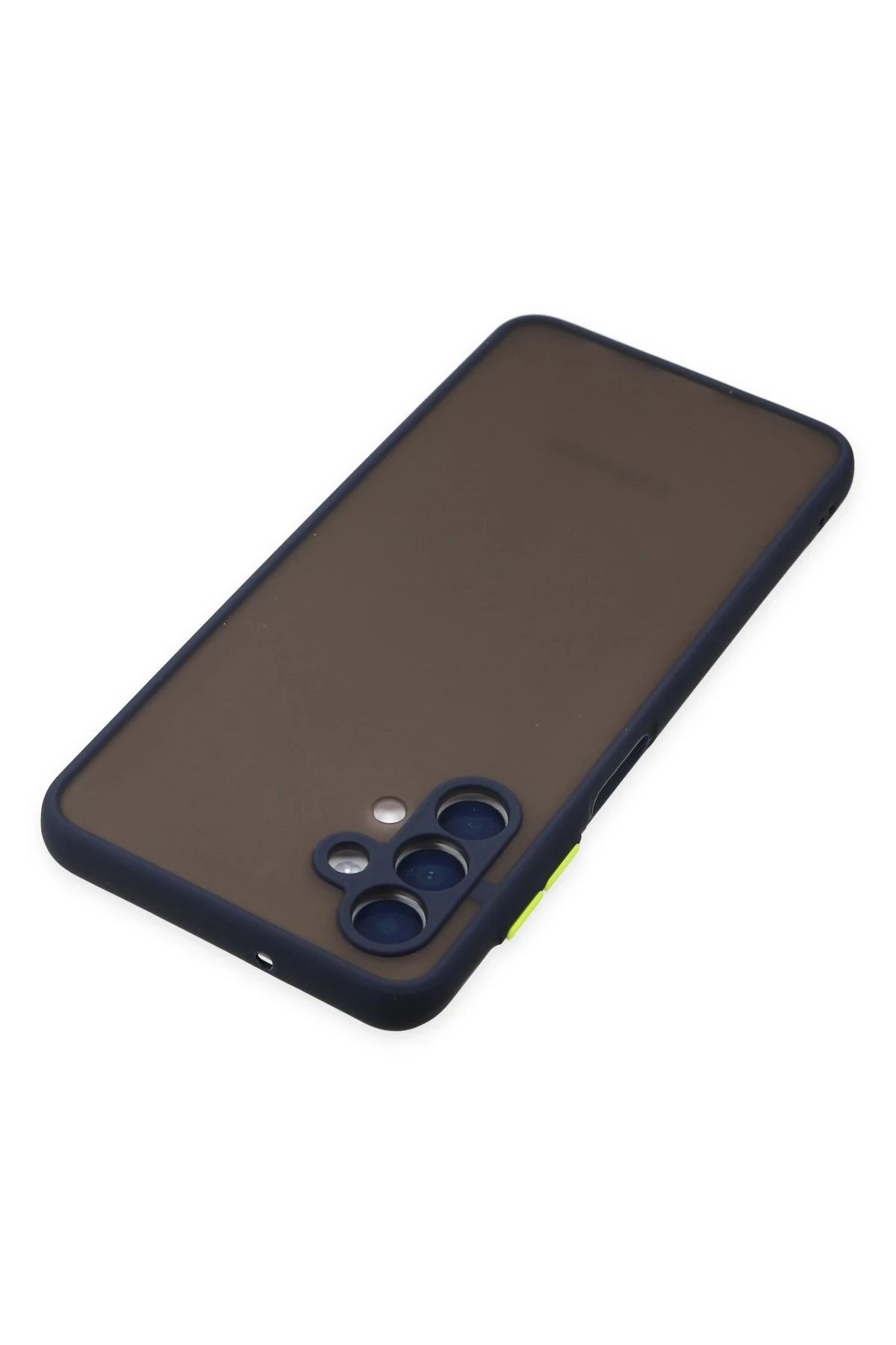 Newface Samsung Galaxy A04S Kılıf Montreal Silikon Kapak - Lacivert - Görsel 4