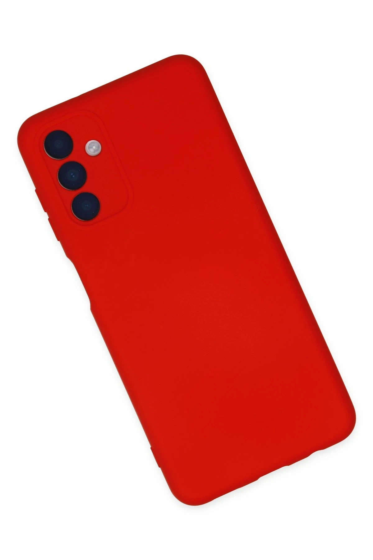 Newface Samsung Galaxy A04S Kılıf Nano içi Kadife Silikon - Kırmızı - Görsel 3