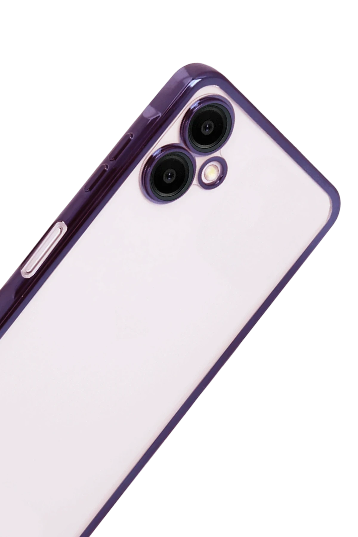 Newface Samsung Galaxy A07 4G Razer Lensli Silikon - Mor - Görsel 3