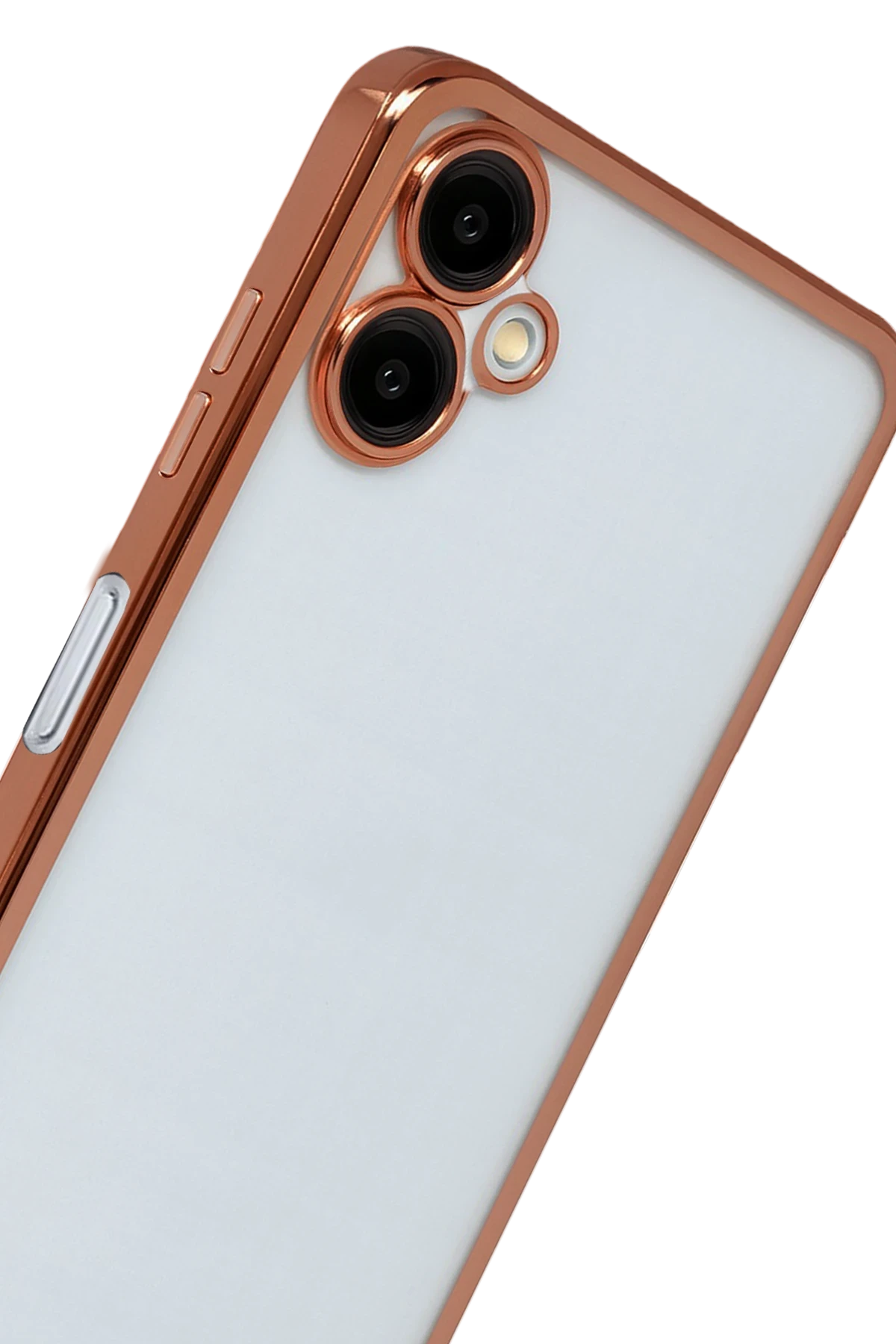 Newface Samsung Galaxy A07 4G Razer Lensli Silikon - Çöl Titanyum - Görsel 3