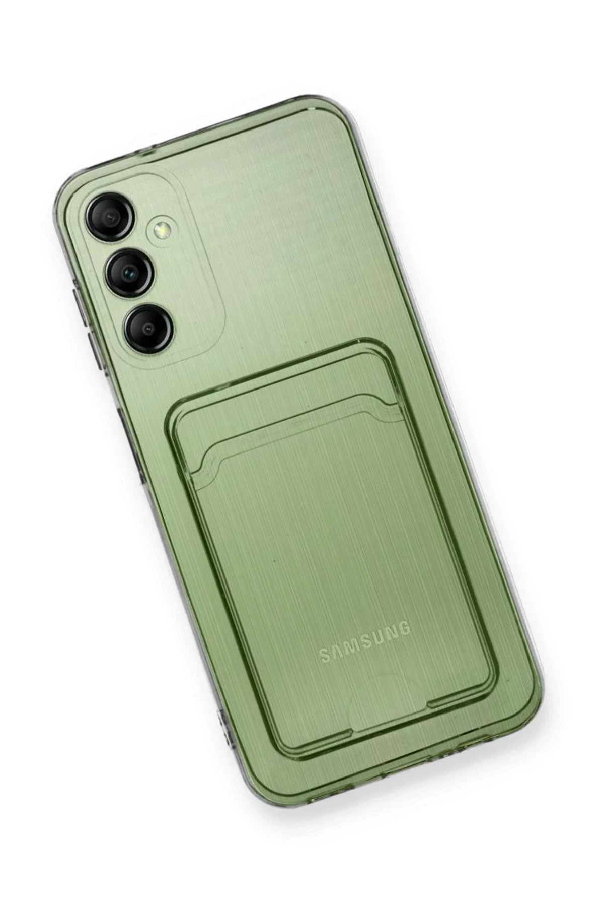 Newface Samsung Galaxy A15 4G Kılıf Kart Şeffaf Silikon - Şeffaf - Görsel 3