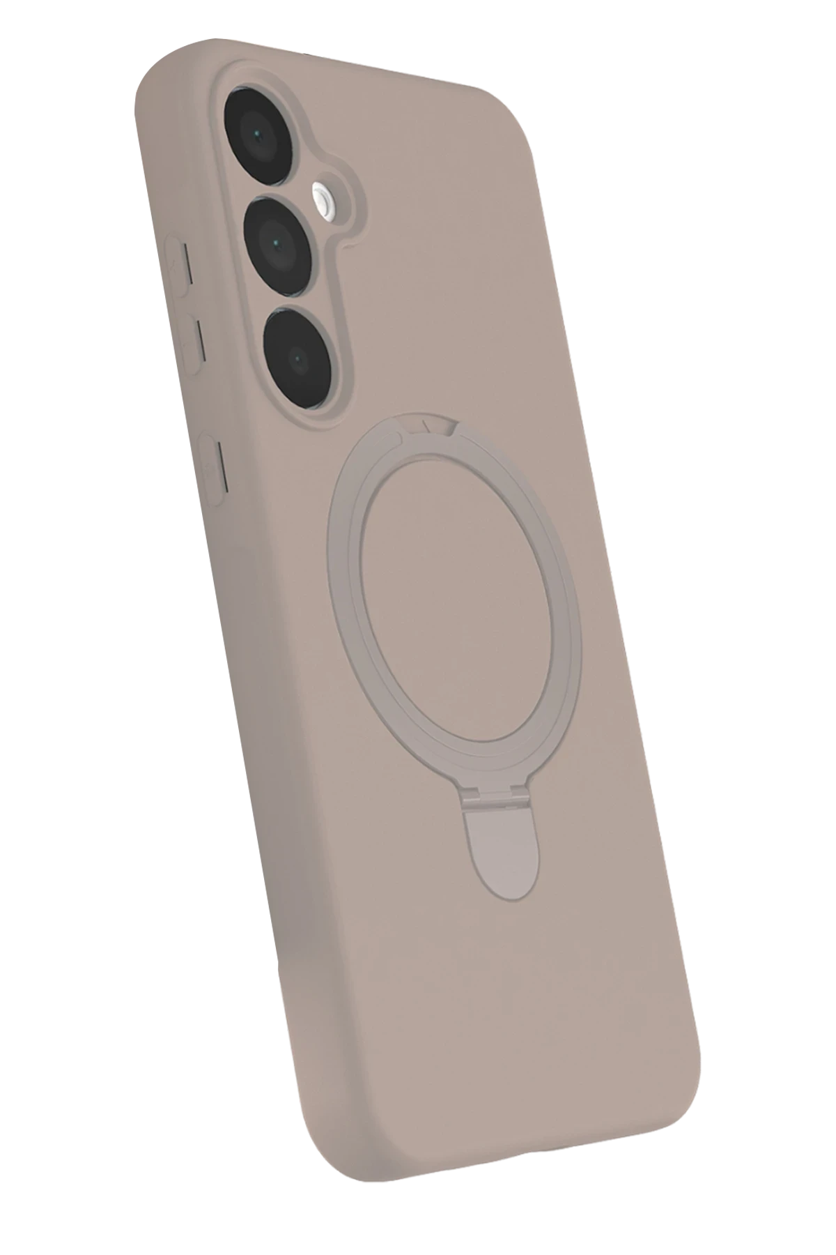 Newface Samsung Galaxy A16 5G Regal Magsafe Standlı Kapak - Çöl Titanyum - Görsel 3