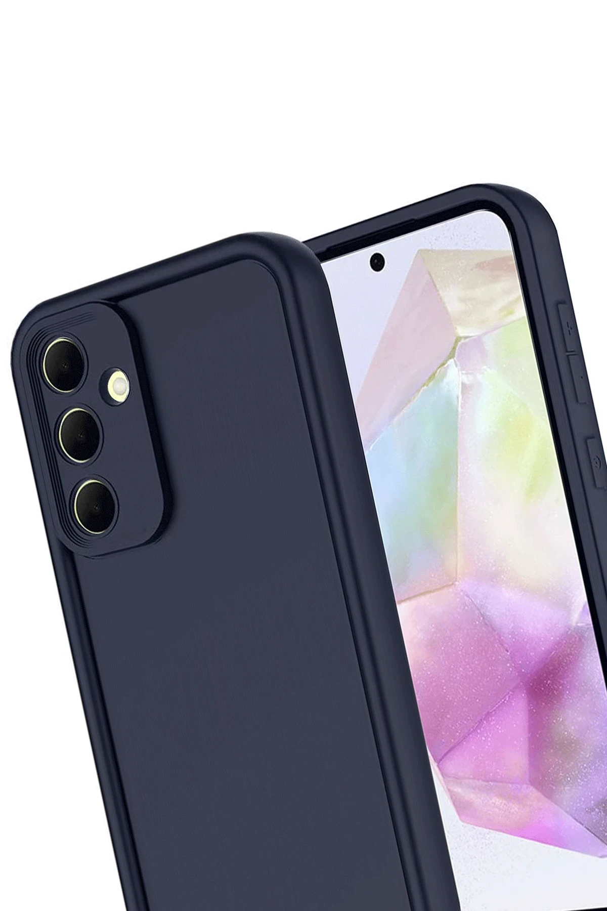 Newface Samsung Galaxy A17 5G Viera Silikon - Lacivert - Görsel 3