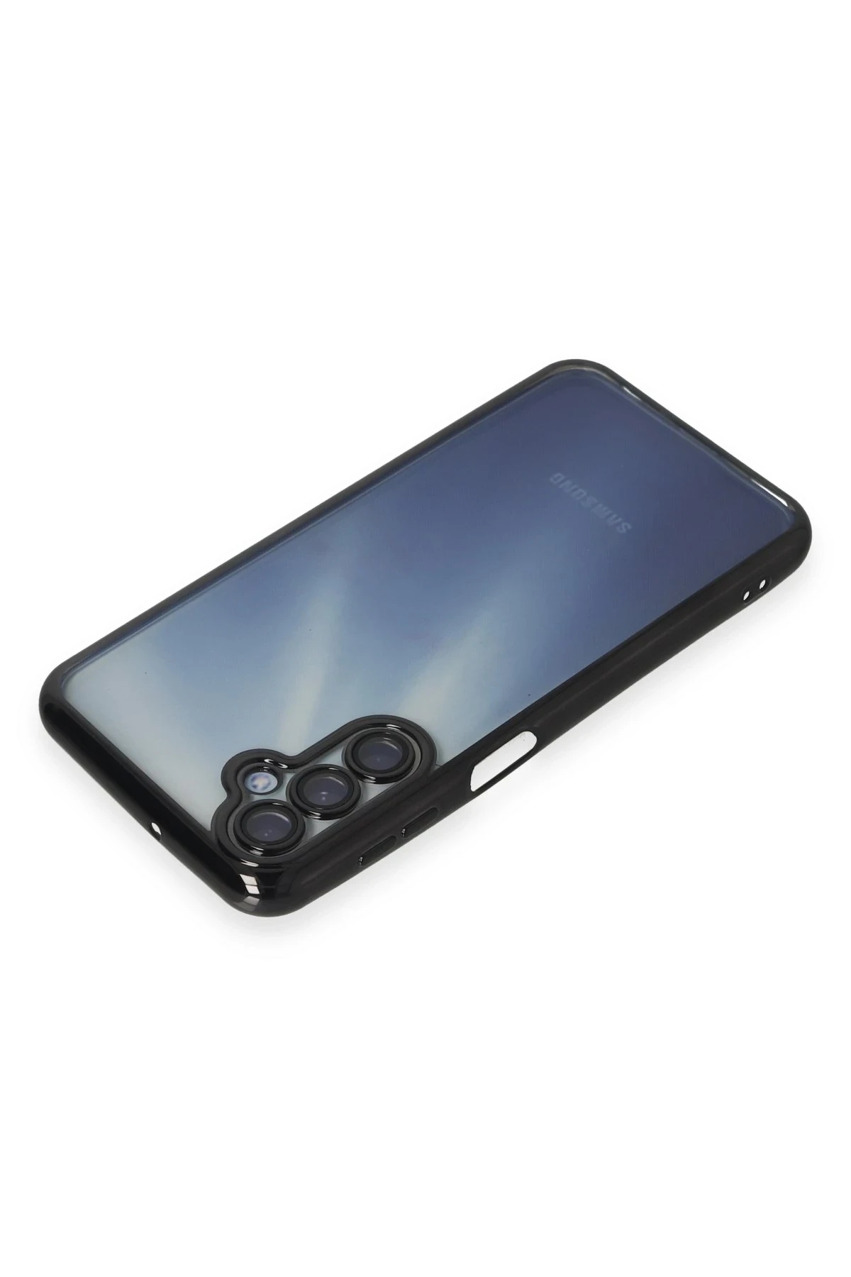 Newface Samsung Galaxy A35 5G Kılıf Razer Lensli Silikon - Siyah - Görsel 3