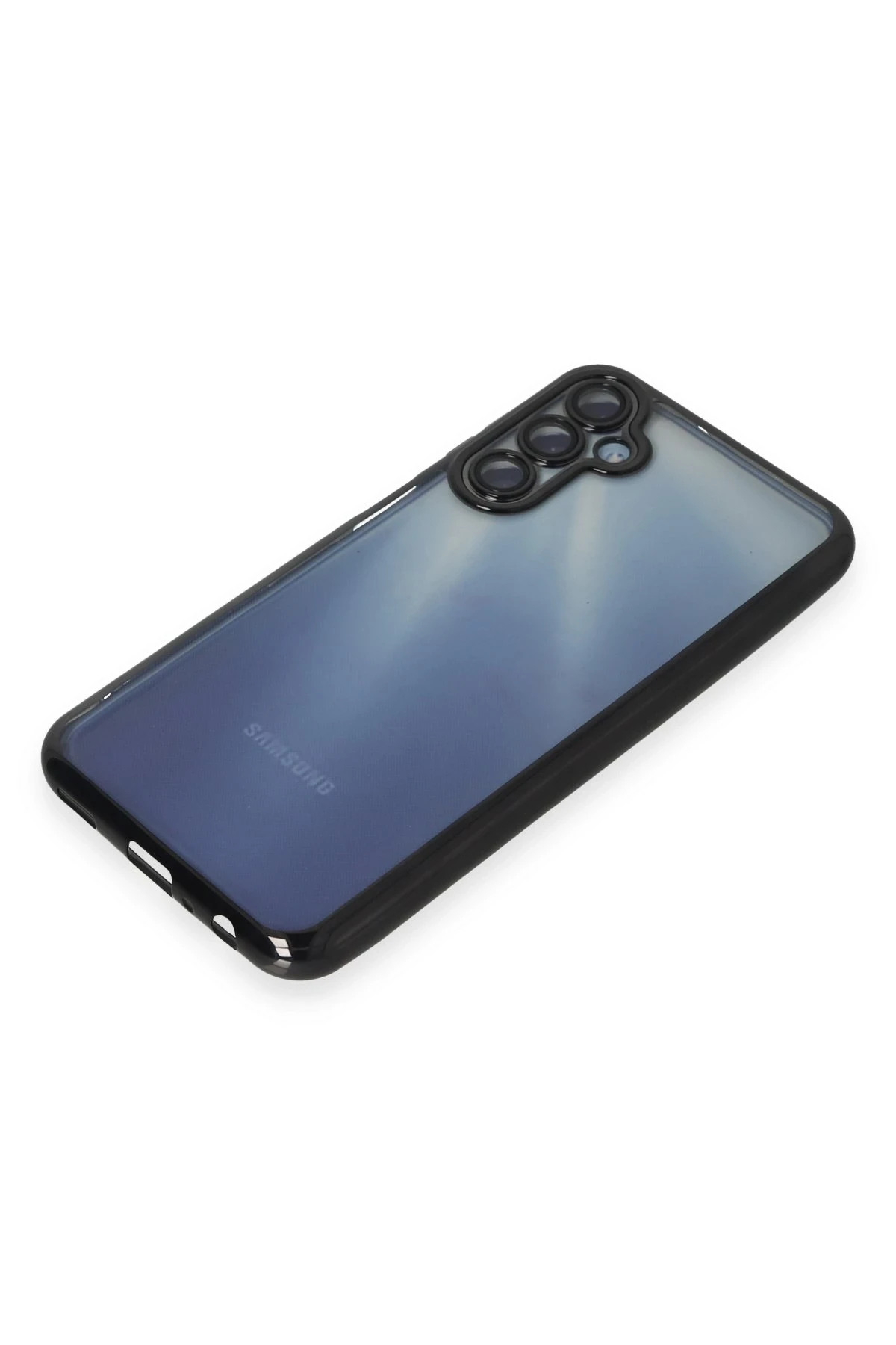 Newface Samsung Galaxy A35 5G Kılıf Razer Lensli Silikon - Siyah - Görsel 4