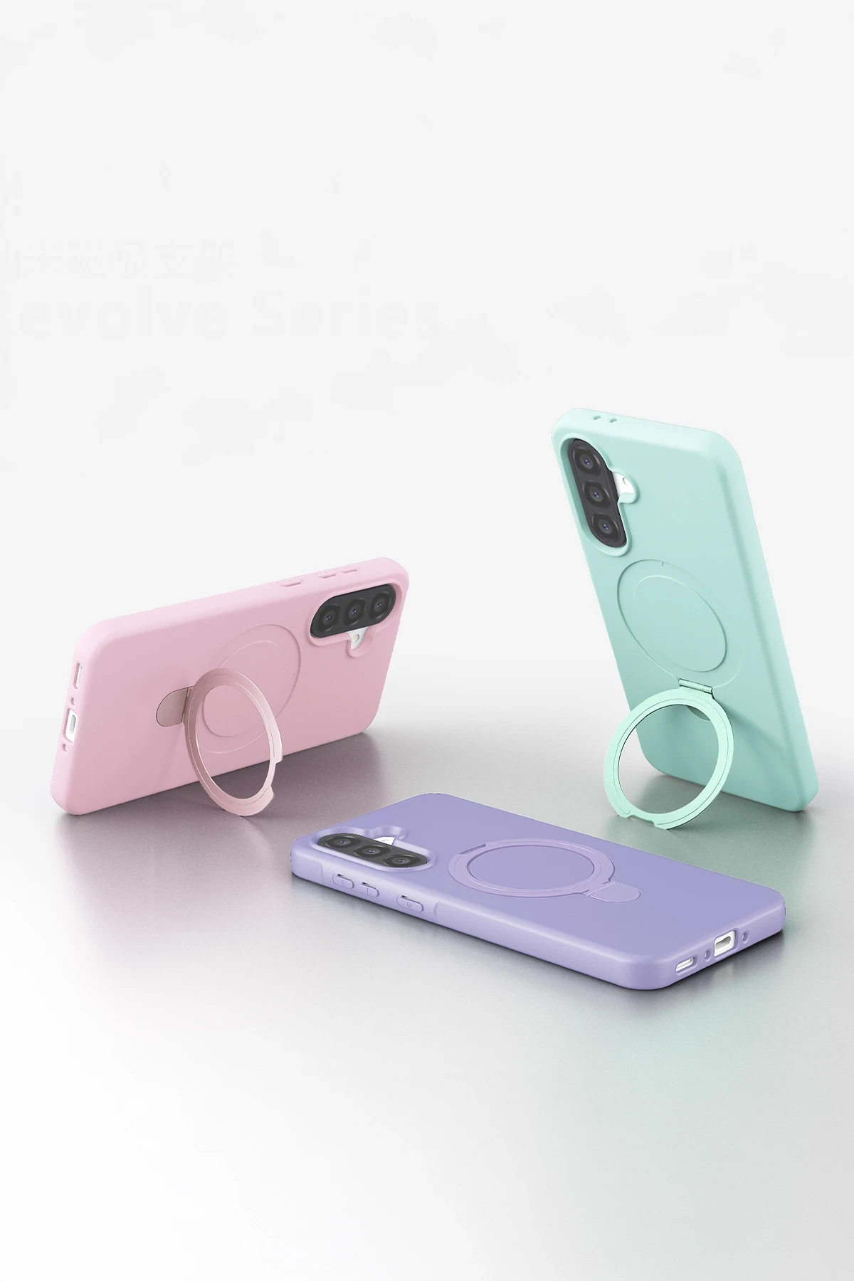 Newface Samsung Galaxy A36 Regal Magsafe Standlı Kapak - Çöl Titanyum - Görsel 5