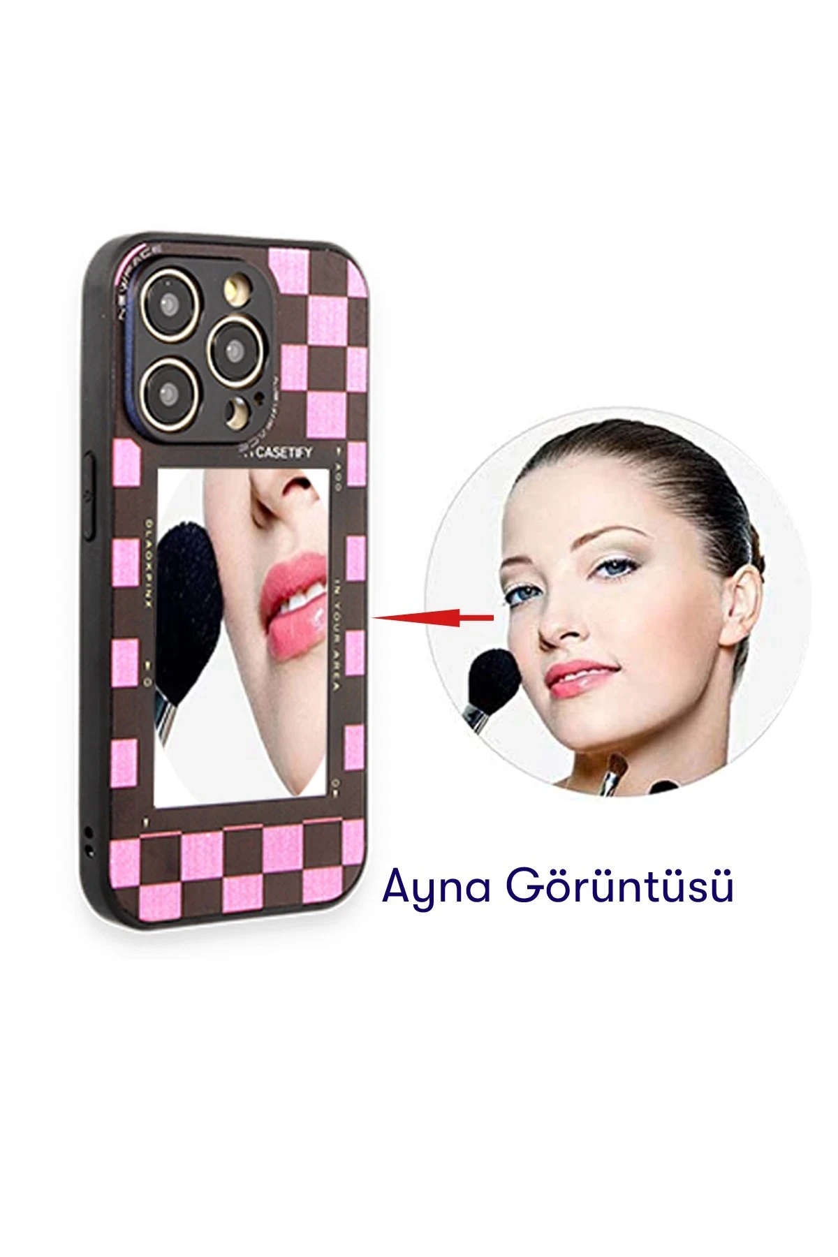Newface Samsung Galaxy A53 5G Kılıf Mirror Desenli Kapak - Mirror - 12 - Görsel 5