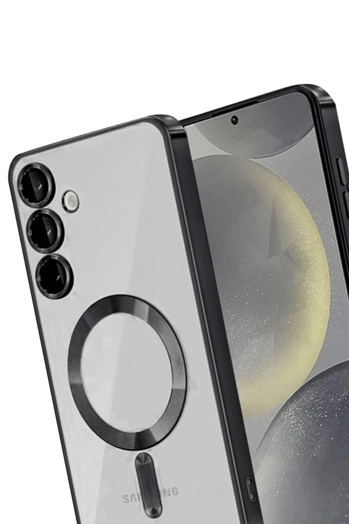 Newface Samsung Galaxy A55 5G Kross Magneticsafe Kapak - Siyah - Görsel 3