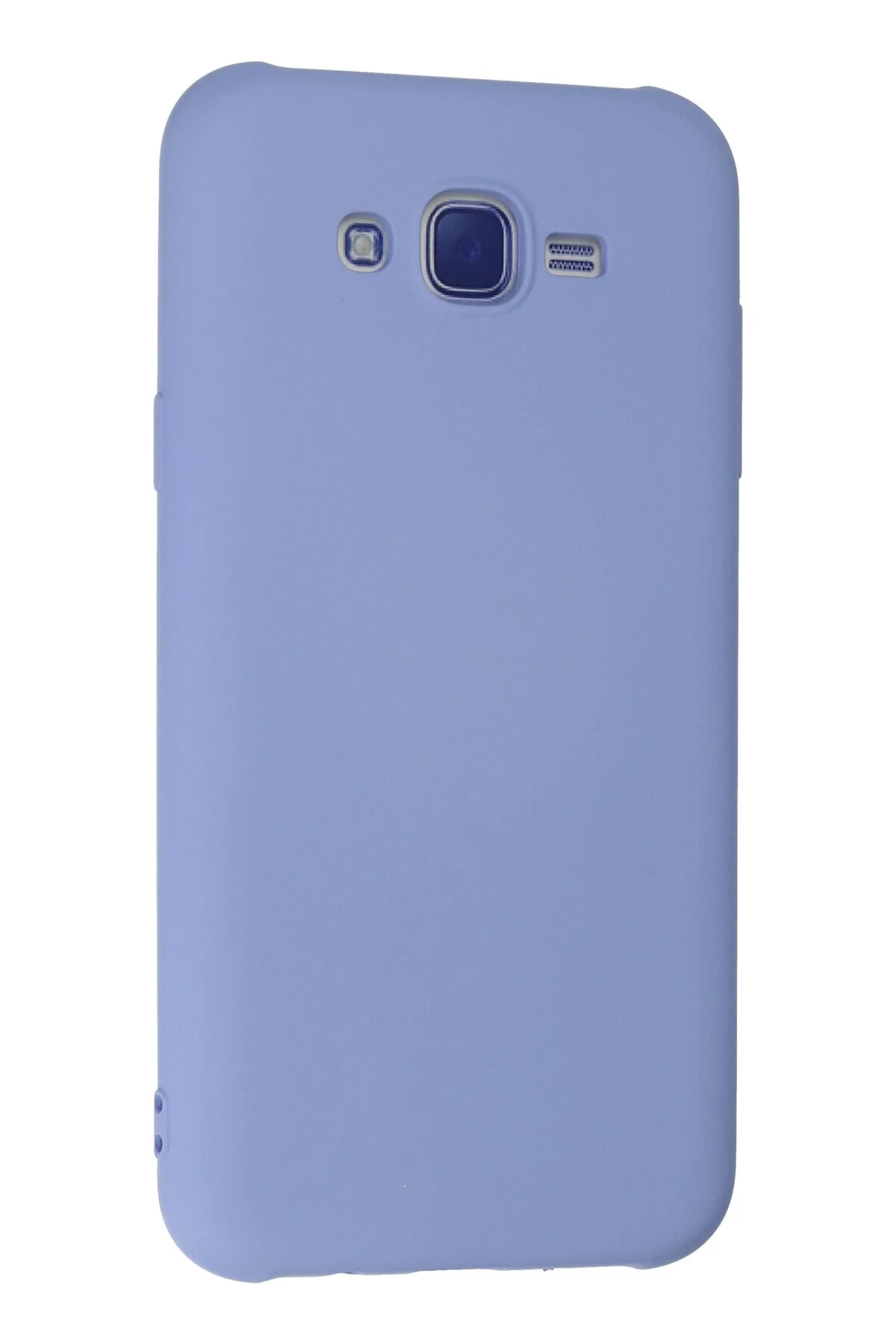 Newface Samsung Galaxy J7 Kılıf Nano içi Kadife Silikon - Lila - Görsel 3