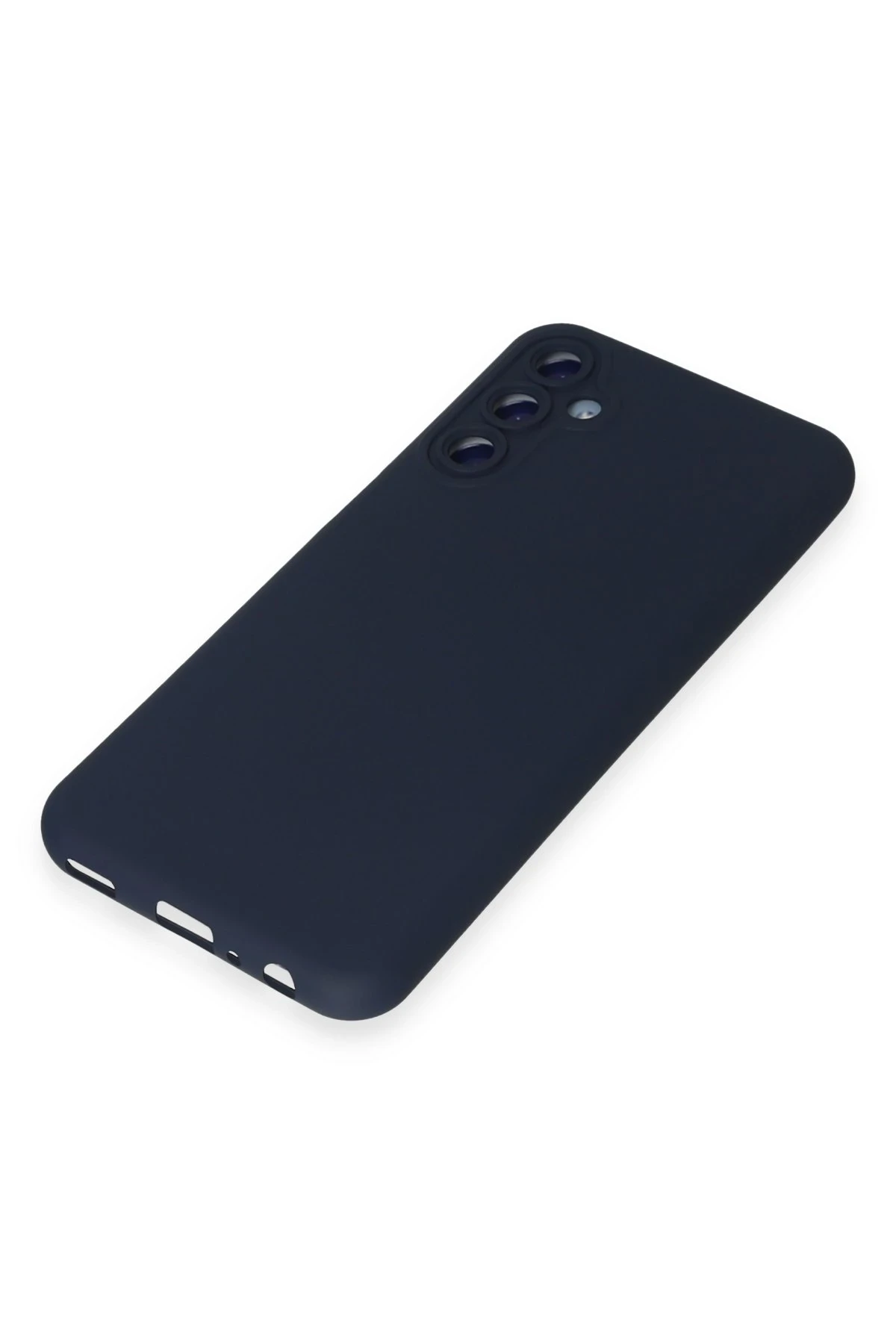Newface Samsung Galaxy M14 5G Kılıf Nano içi Kadife Silikon - Lacivert - Görsel 4