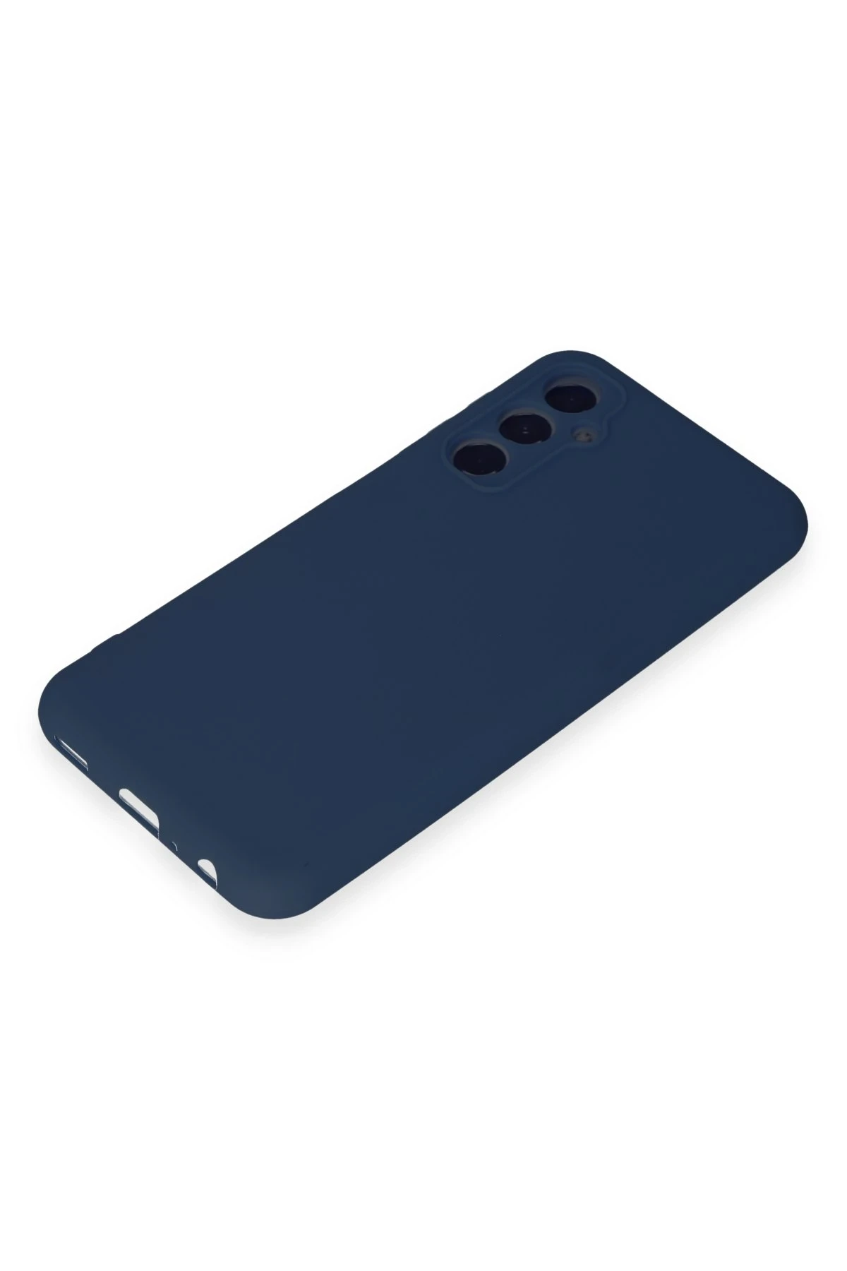 Newface Samsung Galaxy M34 5G Kılıf First Silikon - Lacivert - Görsel 4