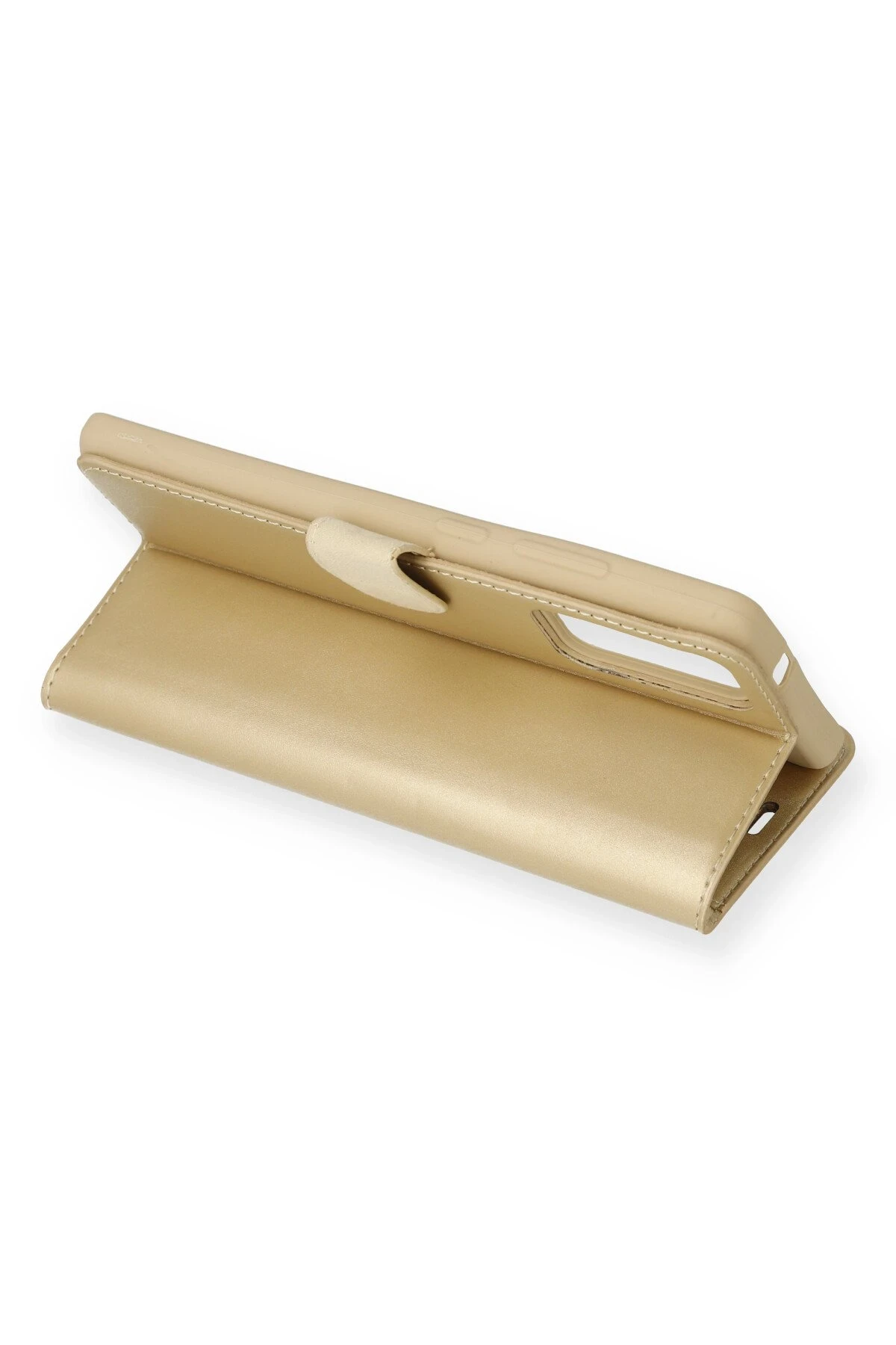 Newface Samsung Galaxy Note 20 Kılıf Trend S Plus Kapaklı Kılıf - Gold - Görsel 3