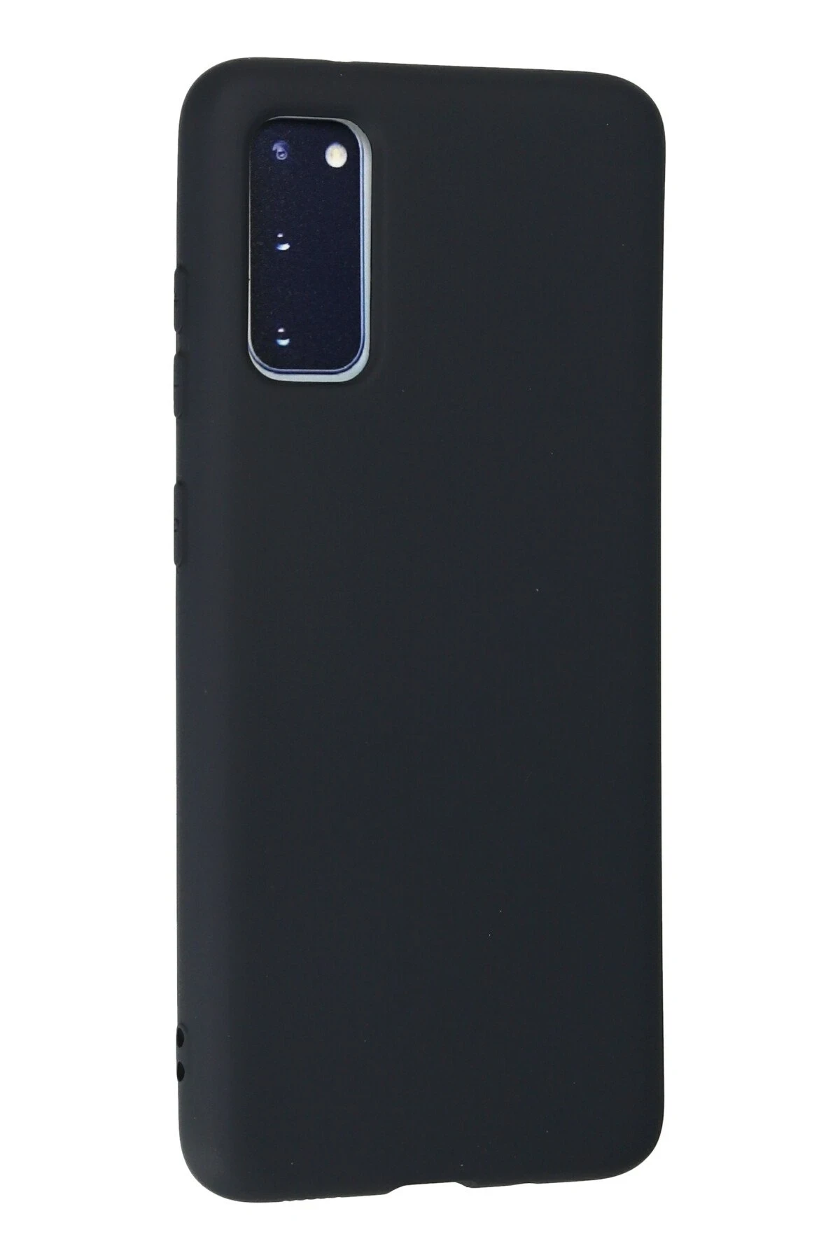 Newface Samsung Galaxy S20 Kılıf Nano içi Kadife Silikon - Lacivert - Görsel 3