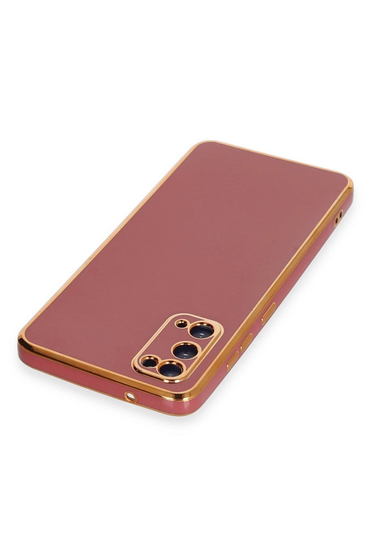 Newface Samsung Galaxy S20 Kılıf Volet Silikon - Kırmızı - Görsel 3