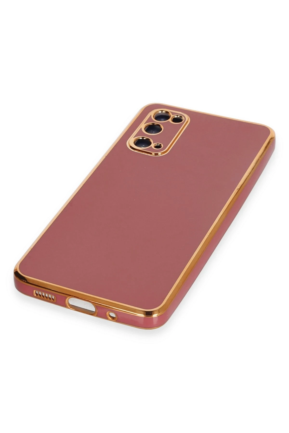 Newface Samsung Galaxy S20 Kılıf Volet Silikon - Kırmızı - Görsel 4