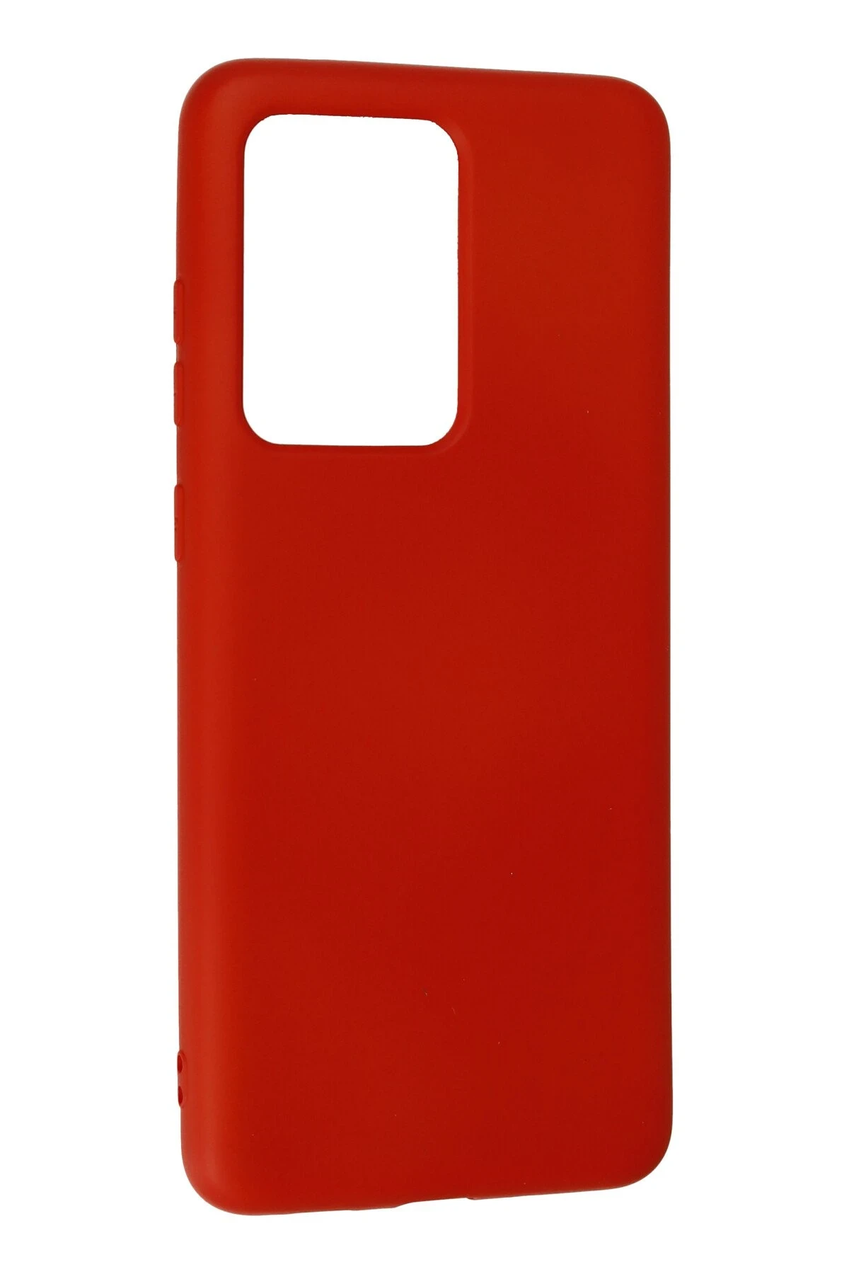 Newface Samsung Galaxy S20 Ultra Kılıf Nano içi Kadife Silikon - Kırmızı - Görsel 3